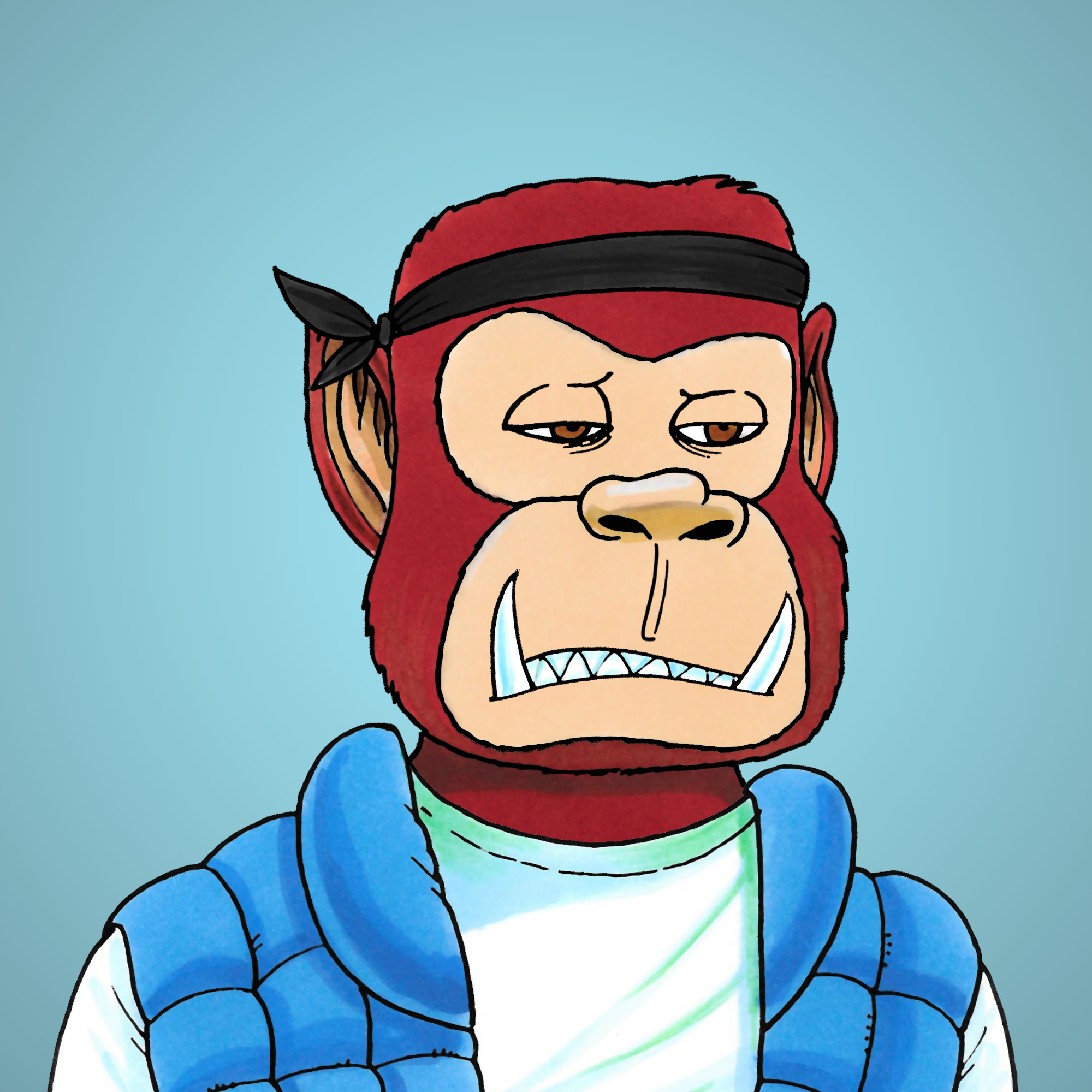 George Trosley - Jungle Freaks - Jungle Freak 3664 - NFT # 3664