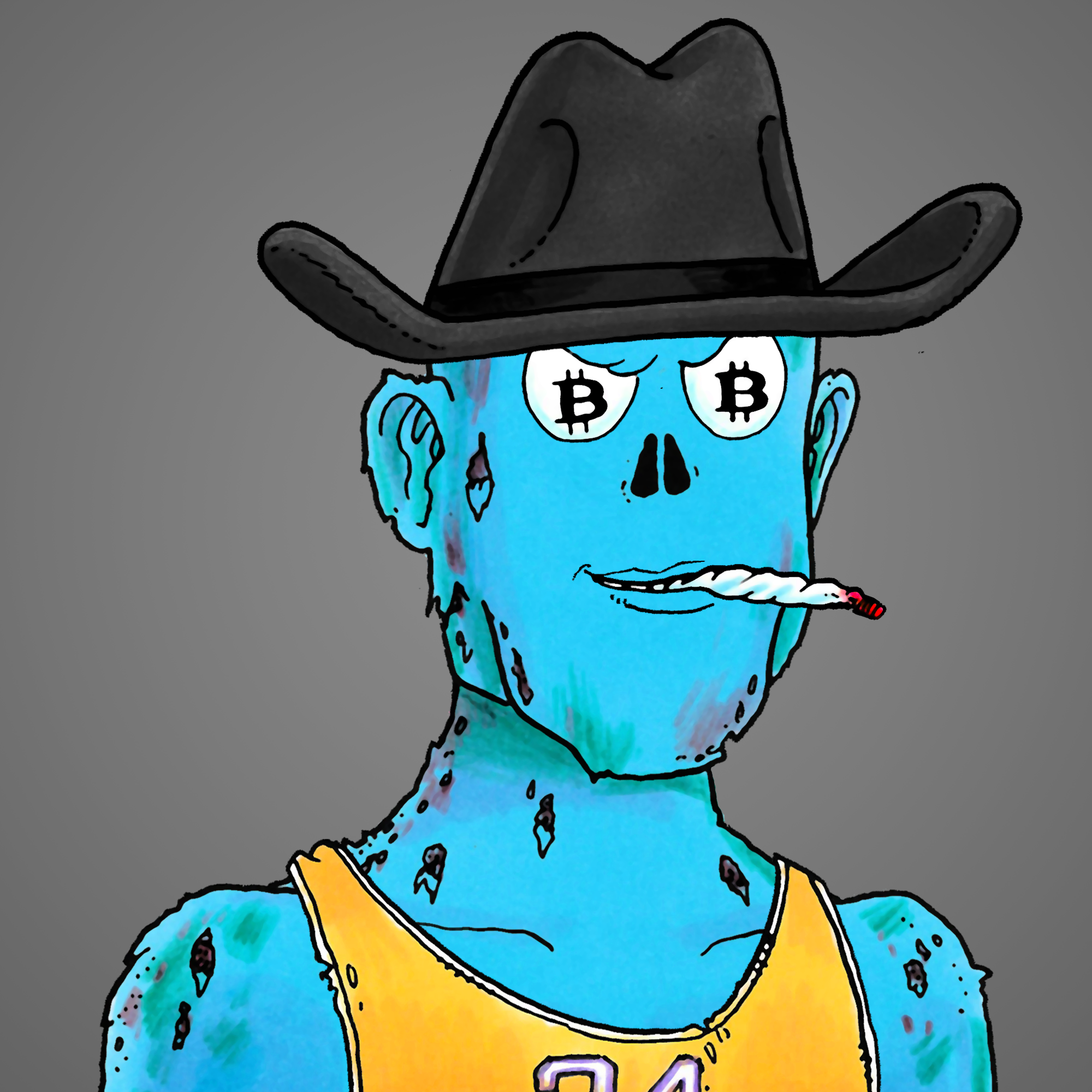 George Trosley - Jungle Freaks - Jungle Freak 3665 - NFT # 3665