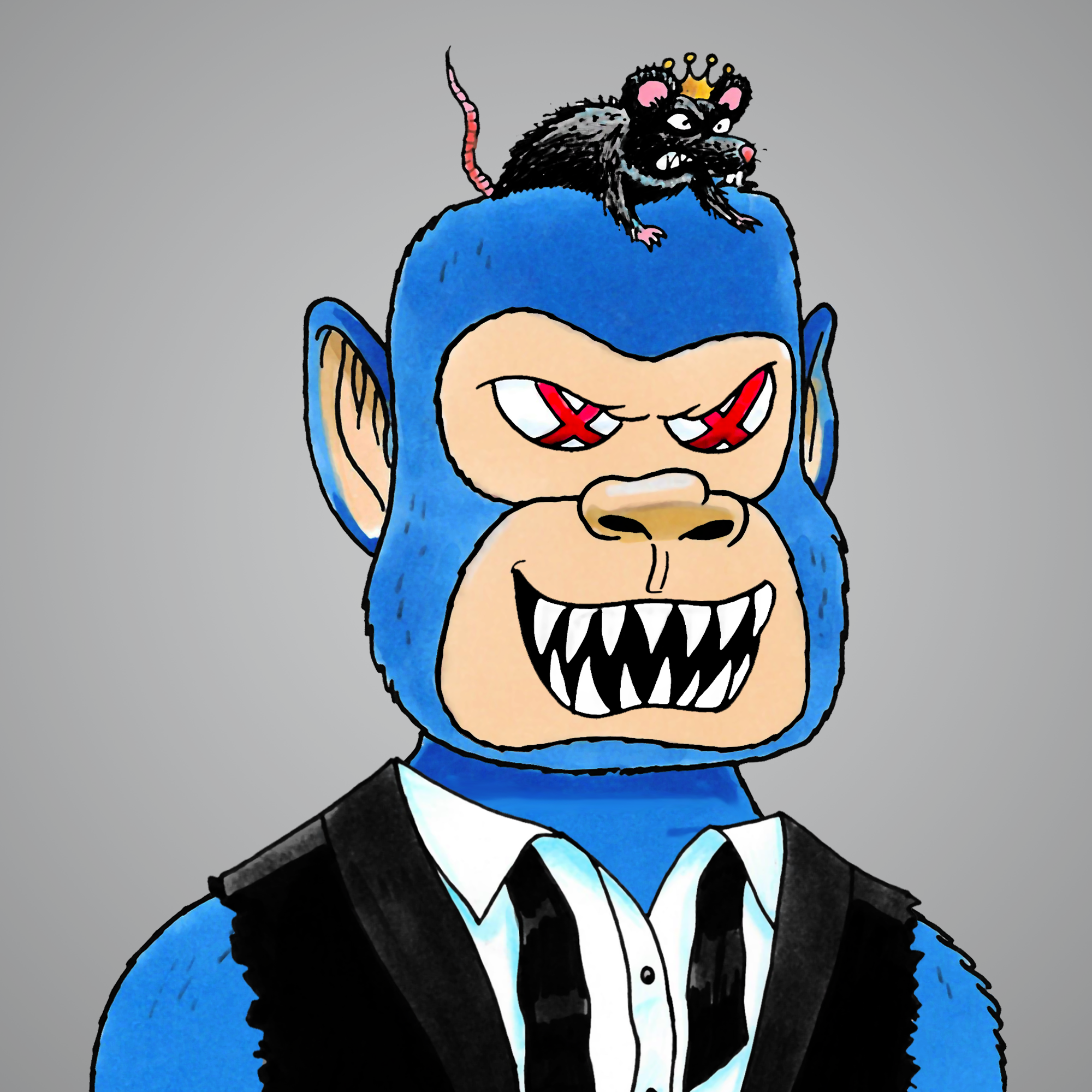 George Trosley - Jungle Freaks - Jungle Freak 3670 - NFT # 3670