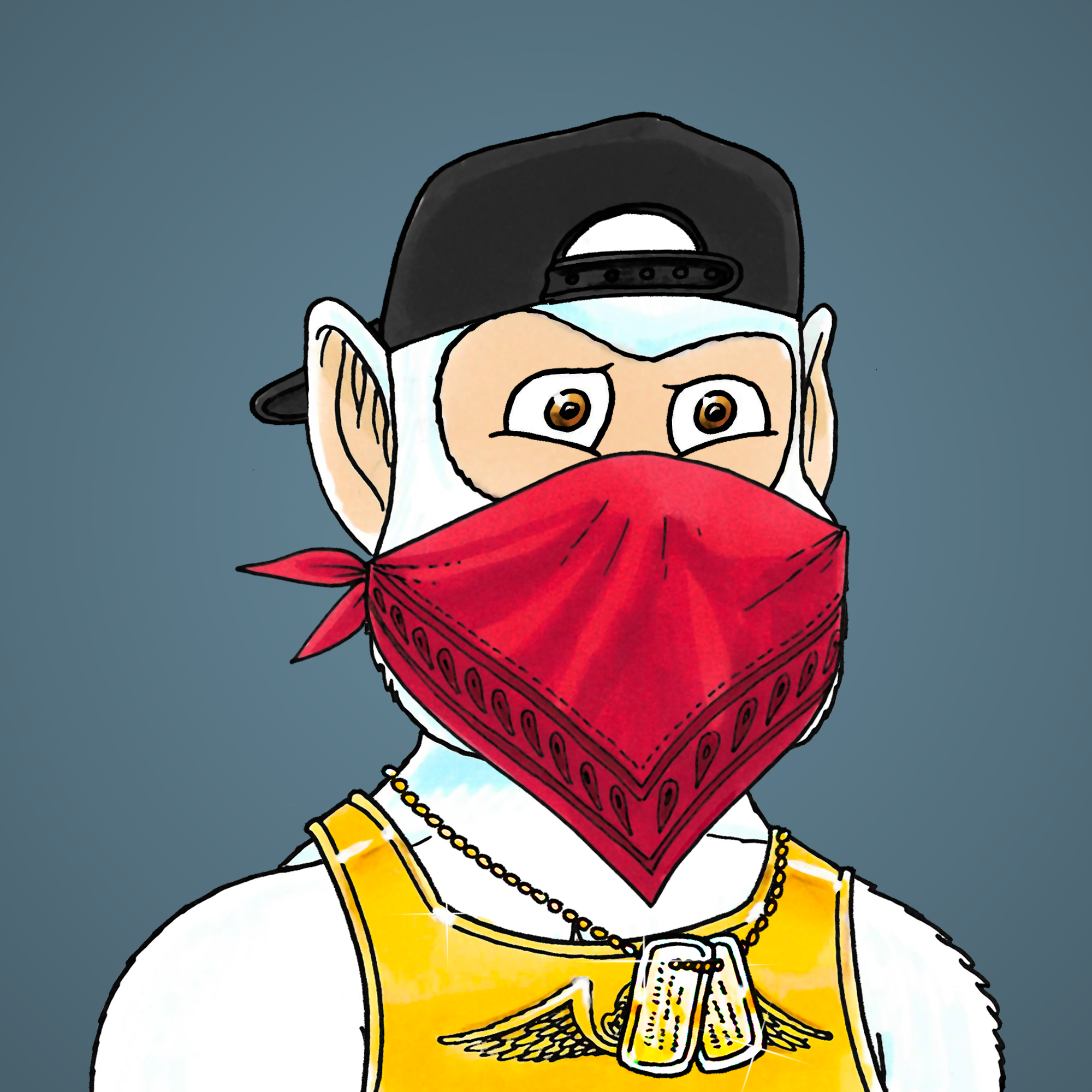 George Trosley - Jungle Freaks - Jungle Freak 3673 - NFT # 3673