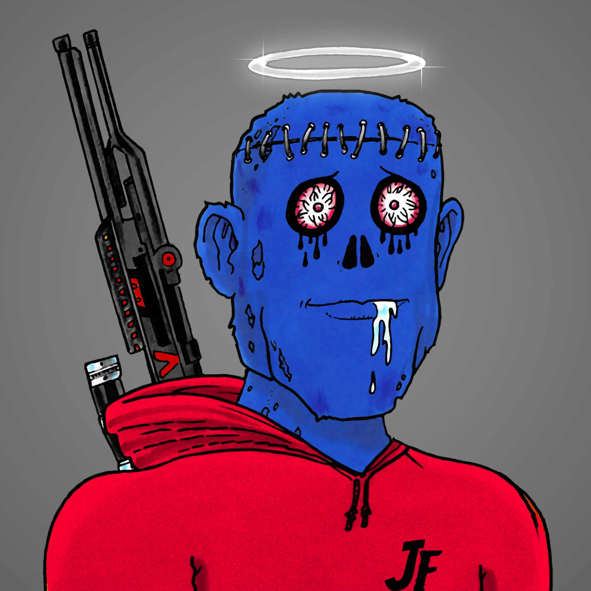 George Trosley - Jungle Freaks - Jungle Freak 3676 - NFT # 3676