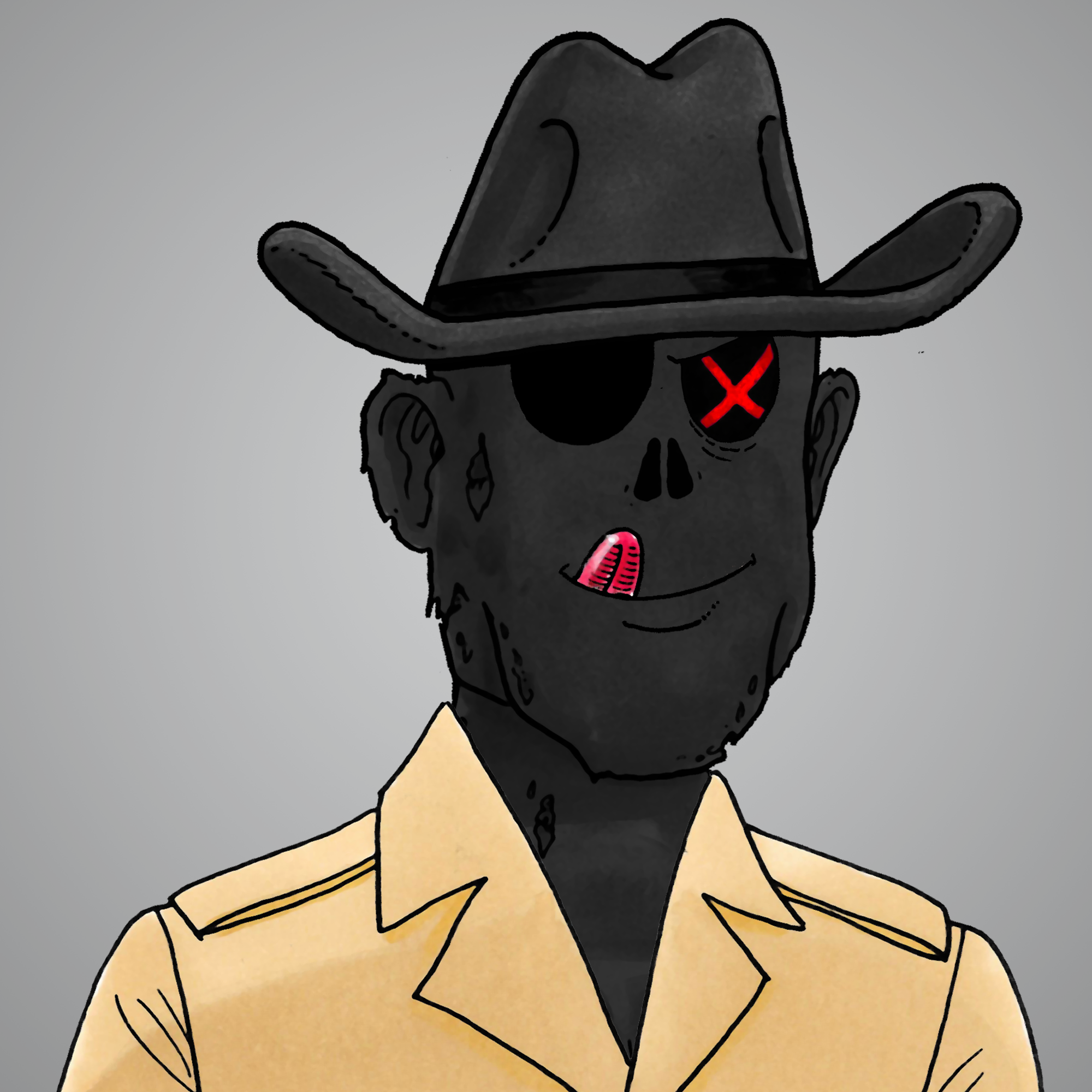 George Trosley - Jungle Freaks - Jungle Freak 3681 - NFT # 3681