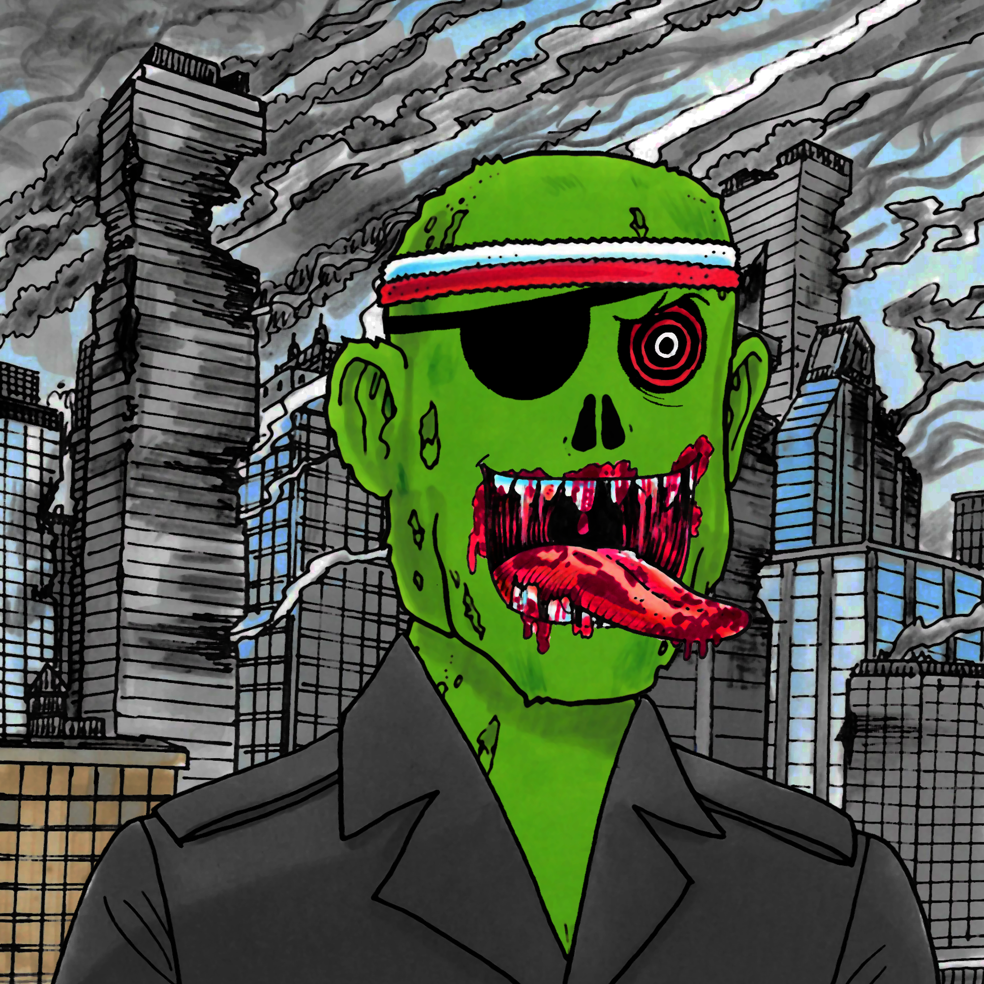 George Trosley - Jungle Freaks - Jungle Freak 3688 - NFT # 3688