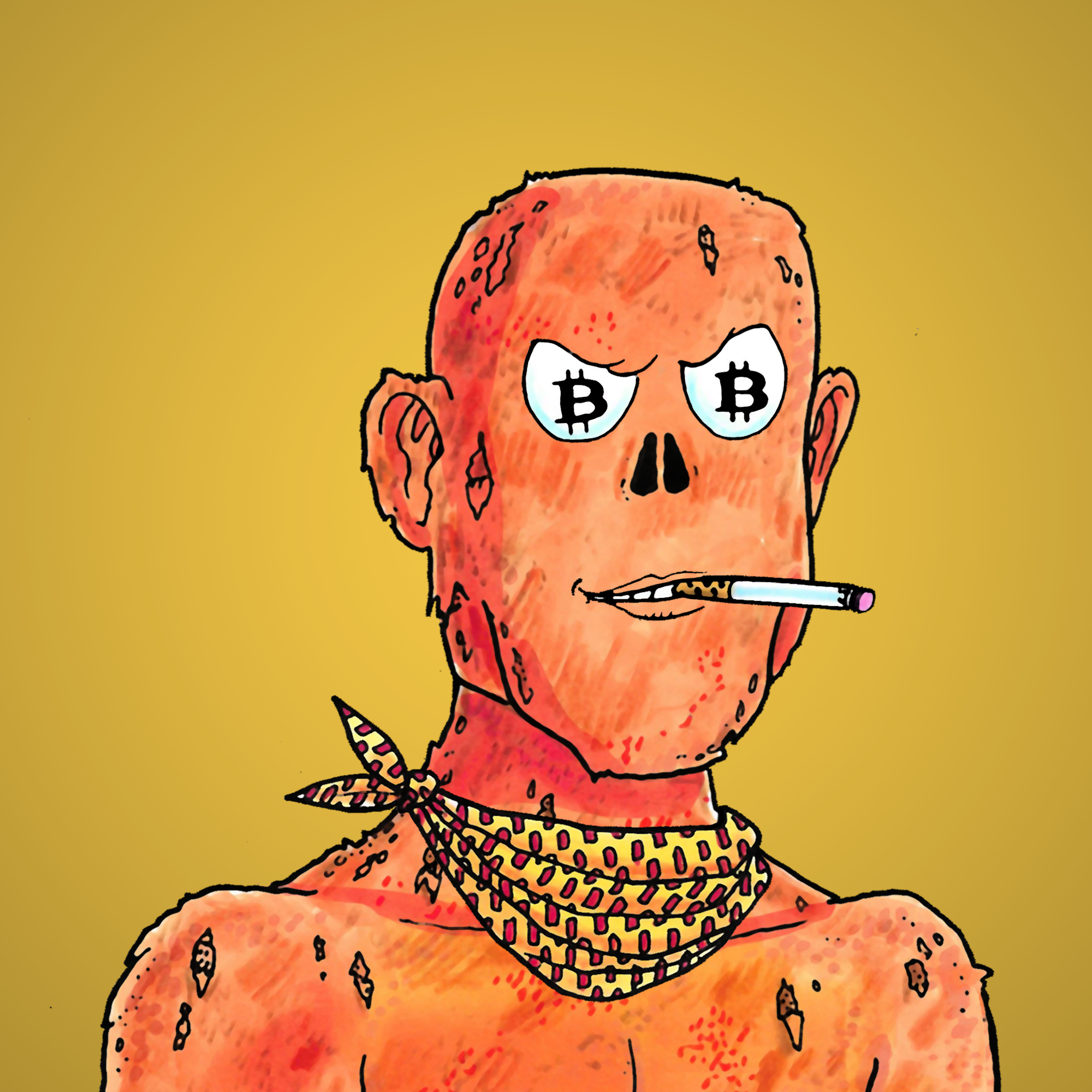 George Trosley - Jungle Freaks - Jungle Freak 3702 - NFT # 3702