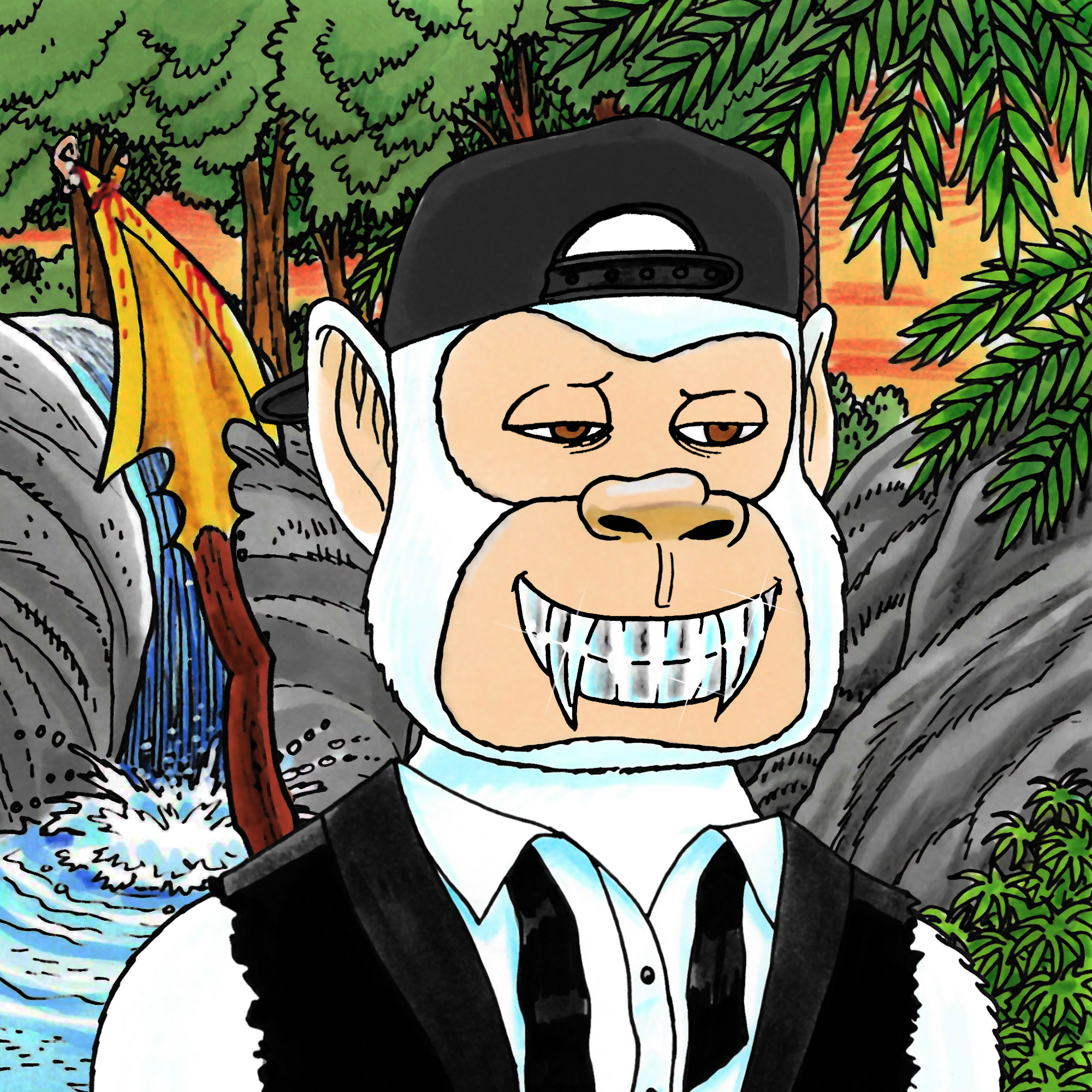 George Trosley - Jungle Freaks - Jungle Freak 3703 - NFT # 3703