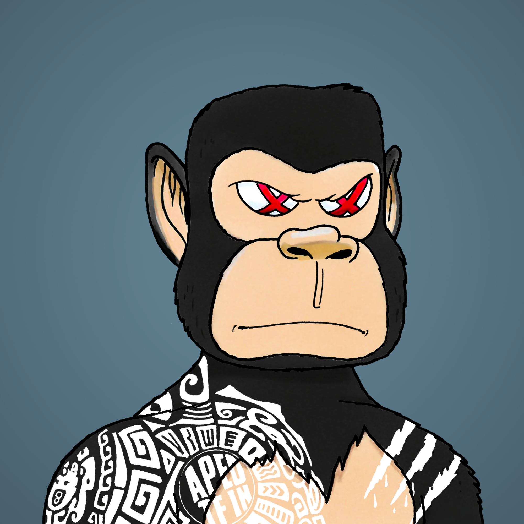 George Trosley - Jungle Freaks - Jungle Freak 3711 - NFT # 3711