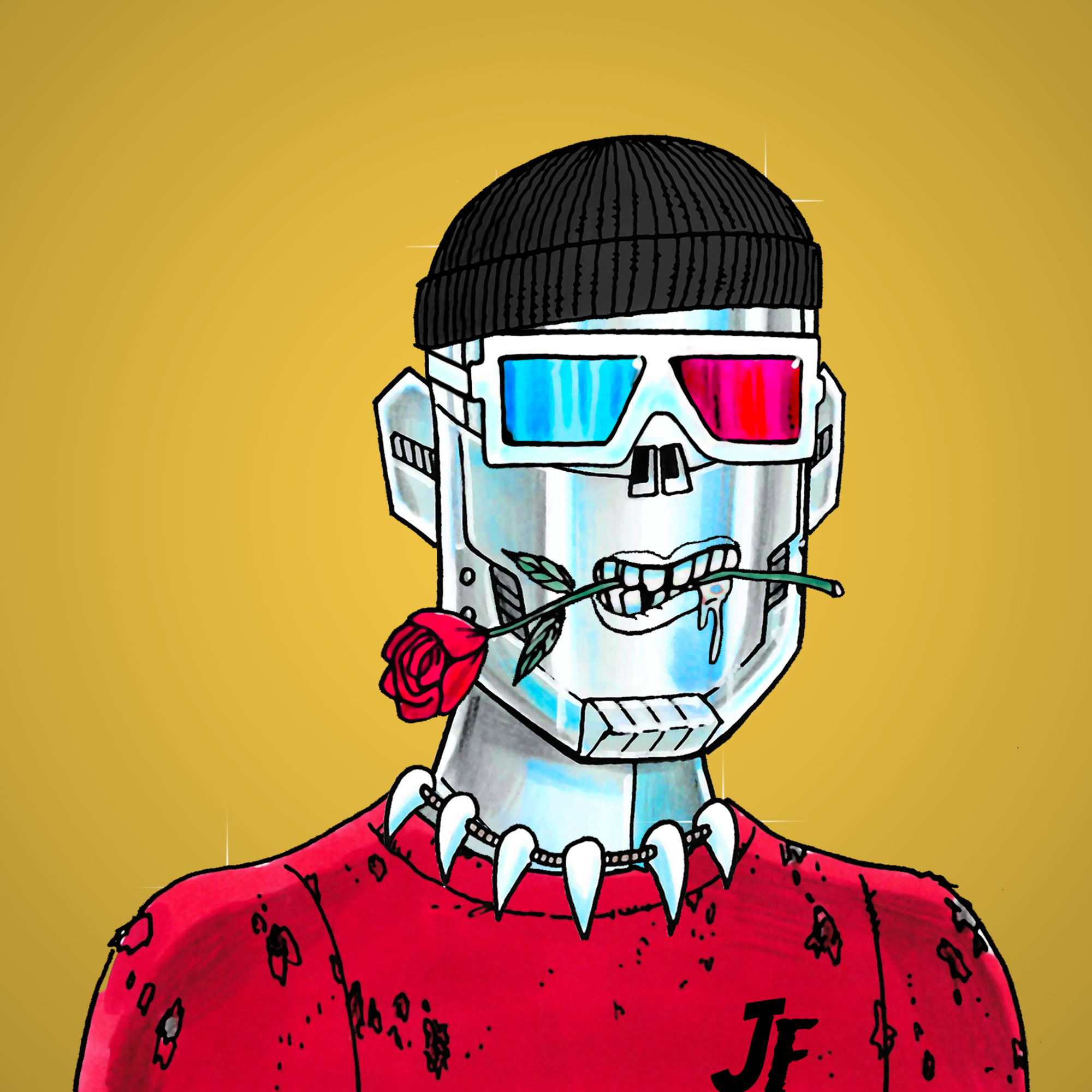 George Trosley - Jungle Freaks - Jungle Freak 3714 - NFT # 3714