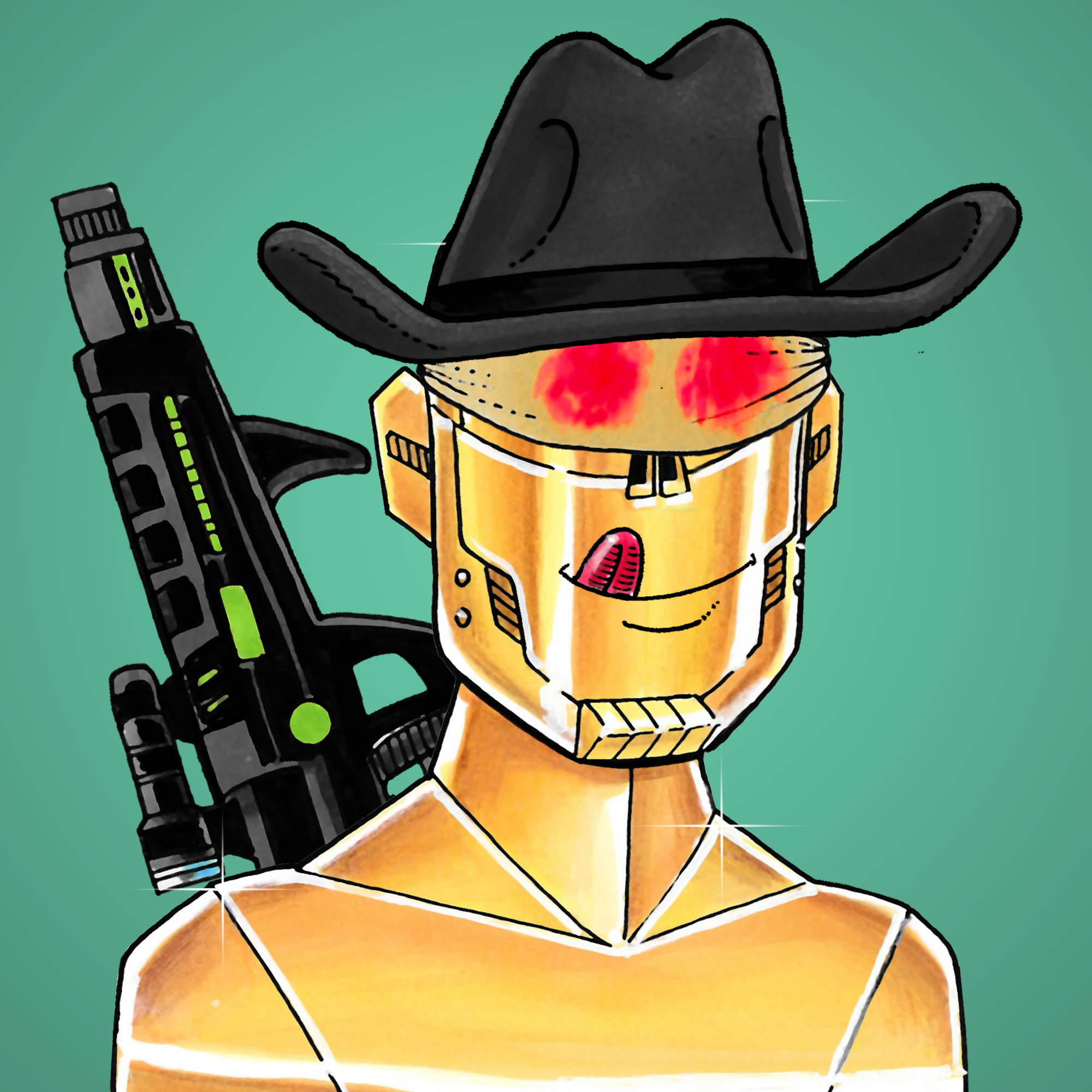 George Trosley - Jungle Freaks - Jungle Freak 3717 - NFT # 3717