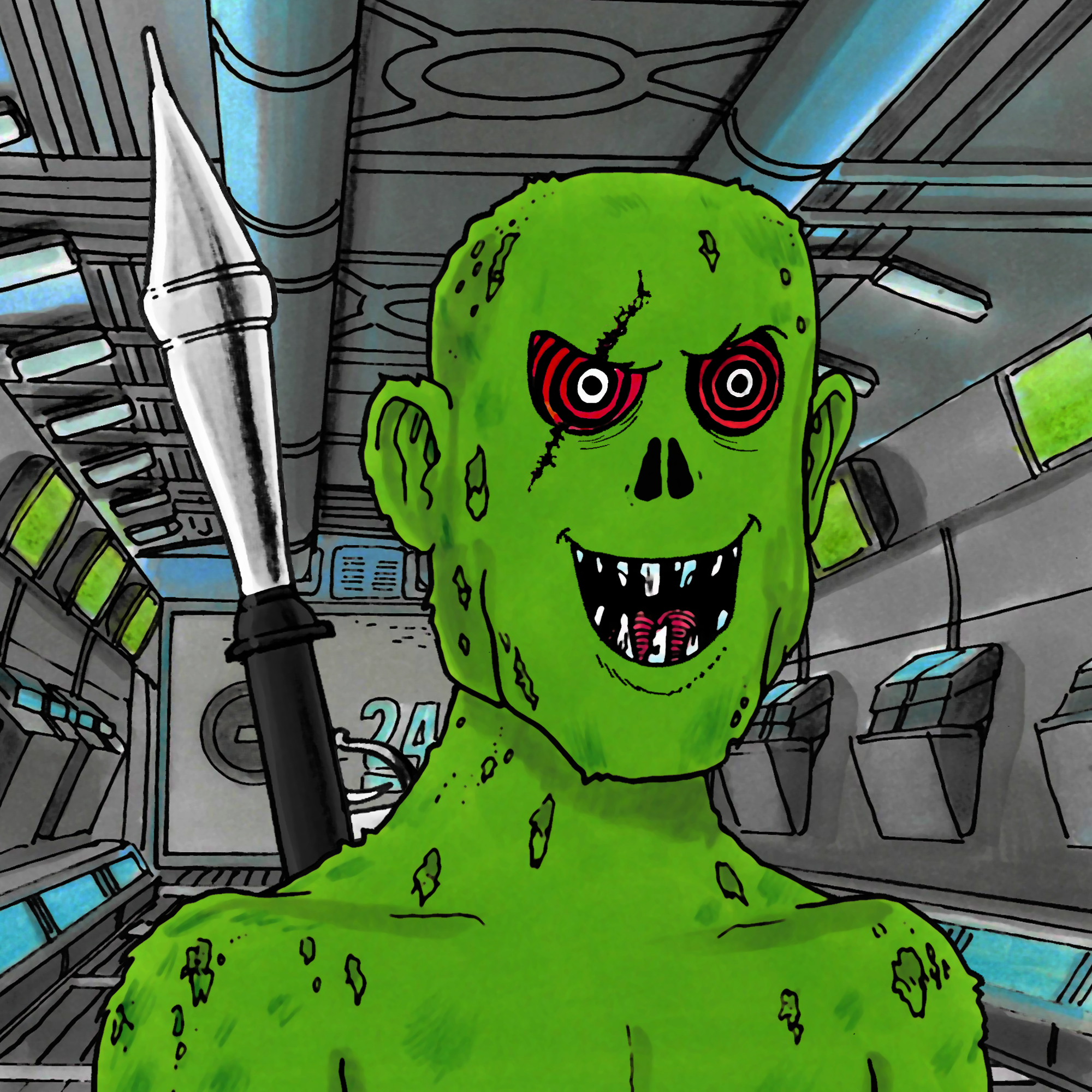 George Trosley - Jungle Freaks - Jungle Freak 372 - NFT # 372