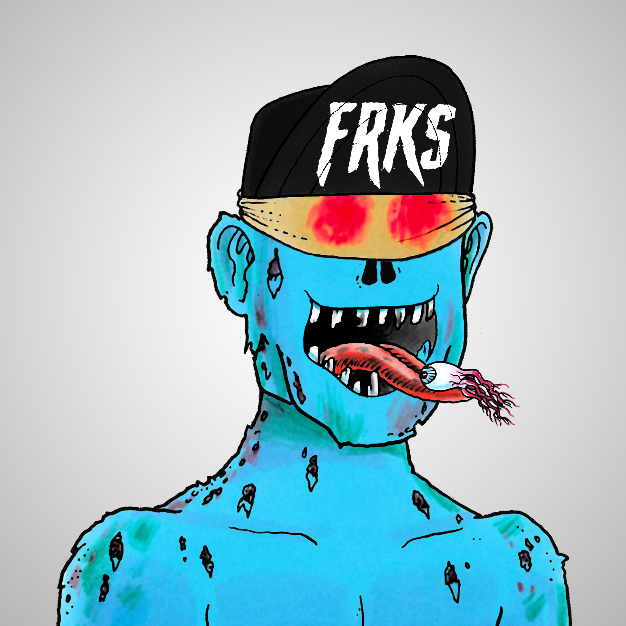 George Trosley - Jungle Freaks - Jungle Freak 3724 - NFT # 3724