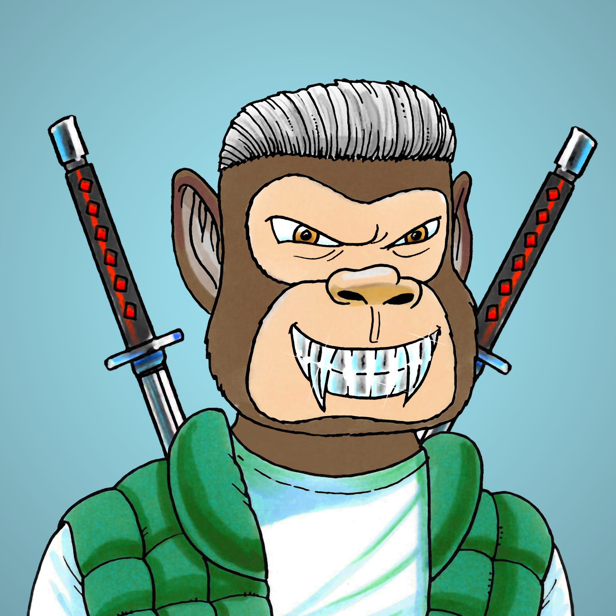 George Trosley - Jungle Freaks - Jungle Freak 373 - NFT # 373