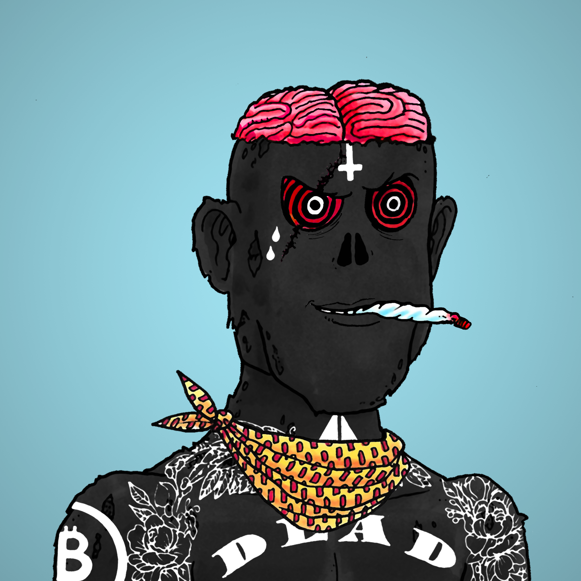 George Trosley - Jungle Freaks - Jungle Freak 3730 - NFT # 3730