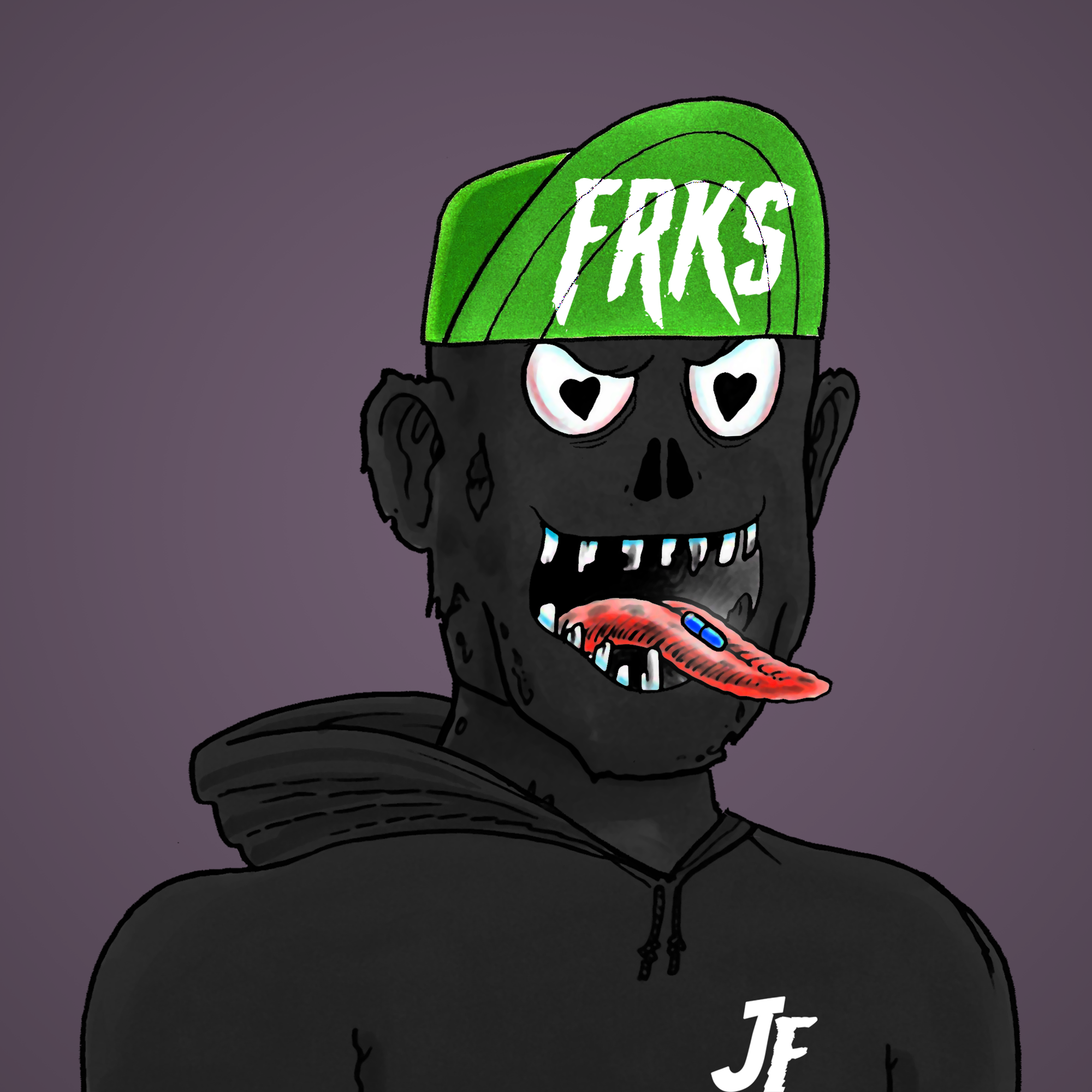 George Trosley - Jungle Freaks - Jungle Freak 3733 - NFT # 3733