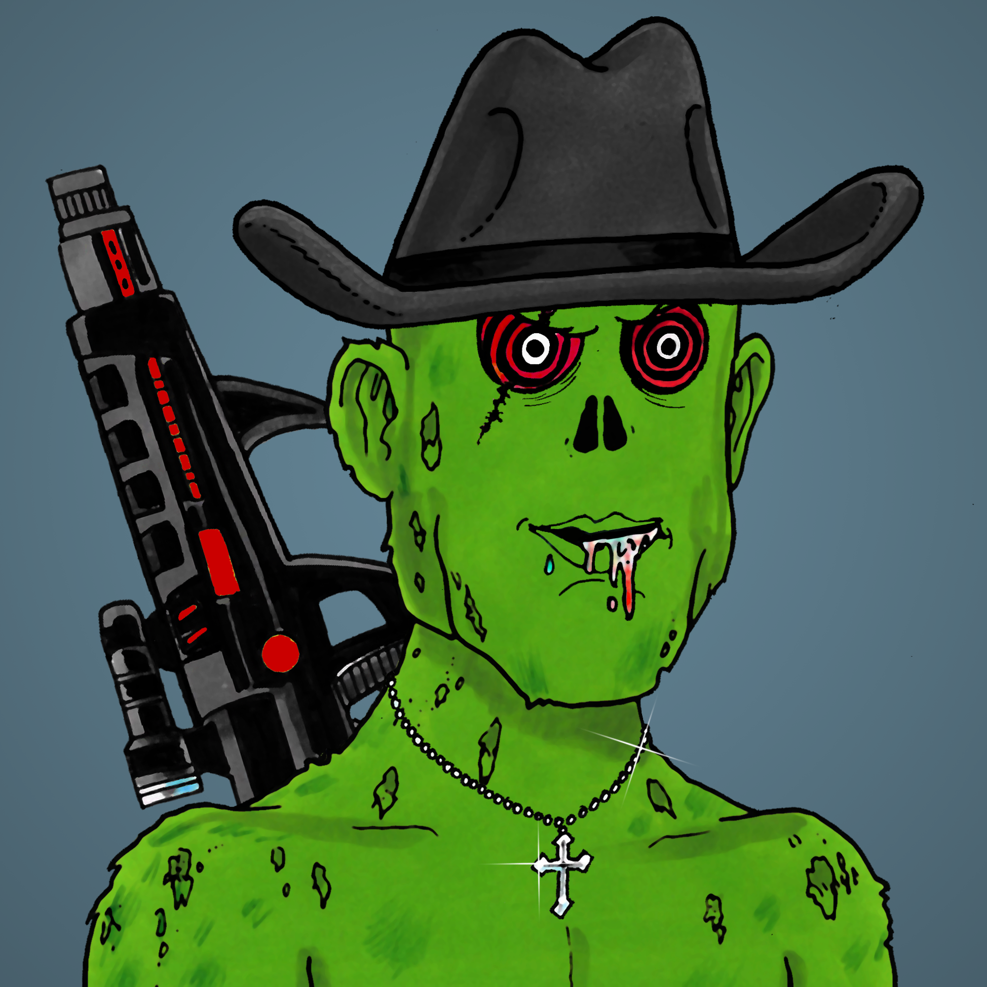 George Trosley - Jungle Freaks - Jungle Freak 374 - NFT # 374