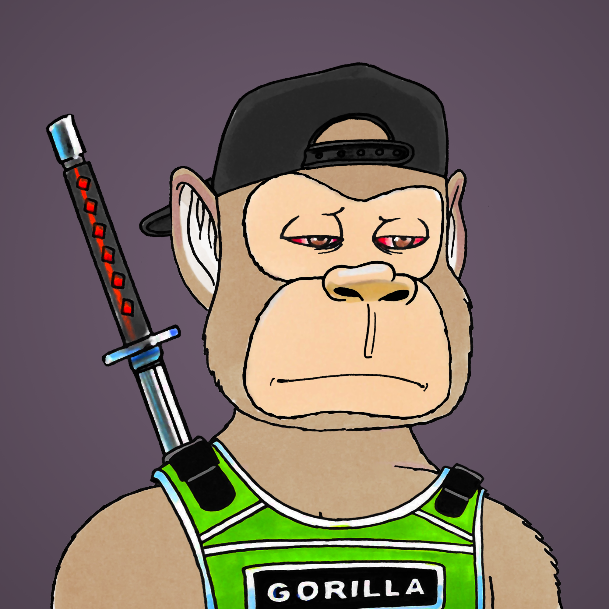 George Trosley - Jungle Freaks - Jungle Freak 3741 - NFT # 3741