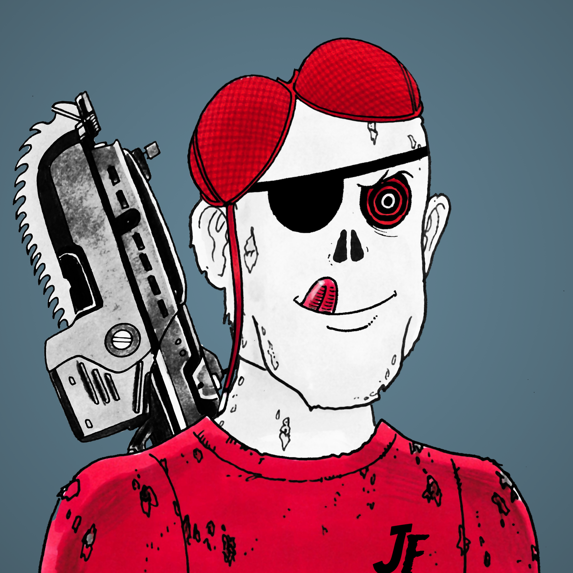 George Trosley - Jungle Freaks - Jungle Freak 3743 - NFT # 3743