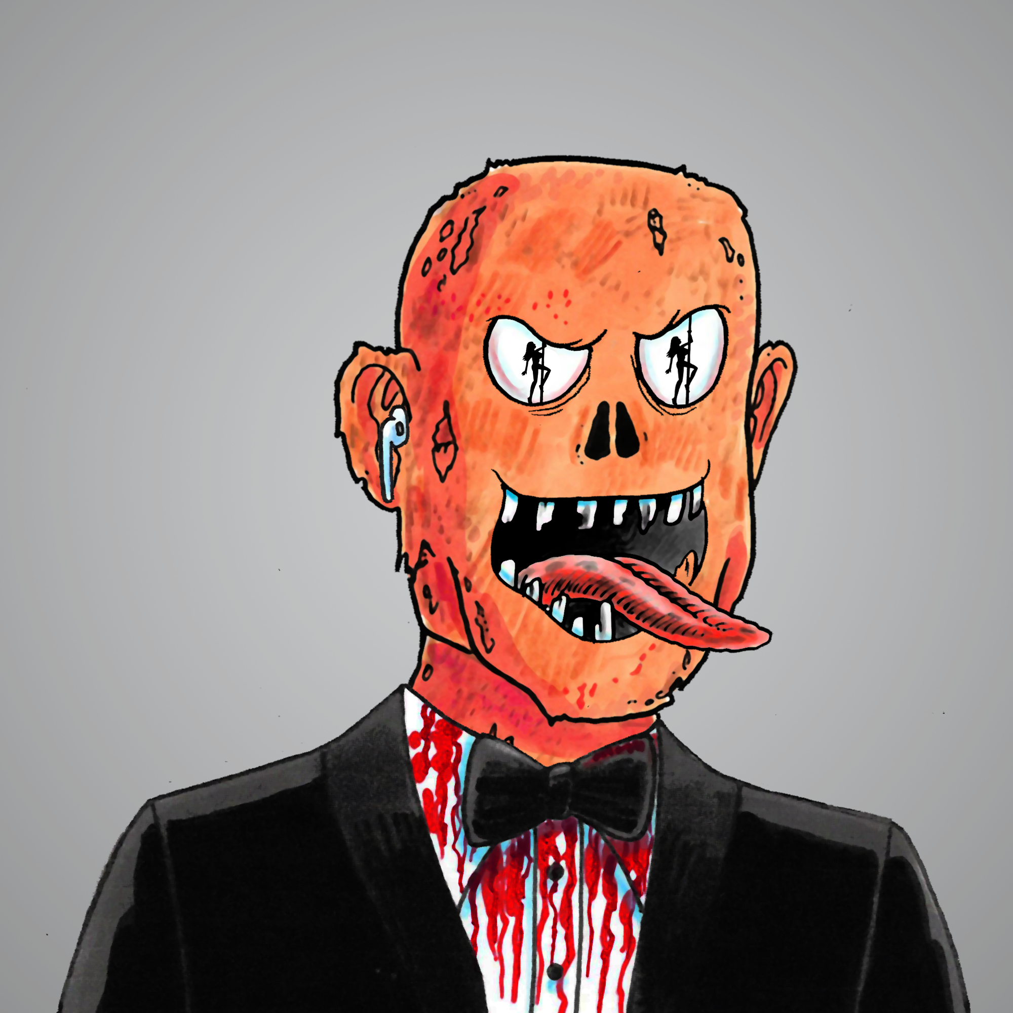 George Trosley - Jungle Freaks - Jungle Freak 3745 - NFT # 3745