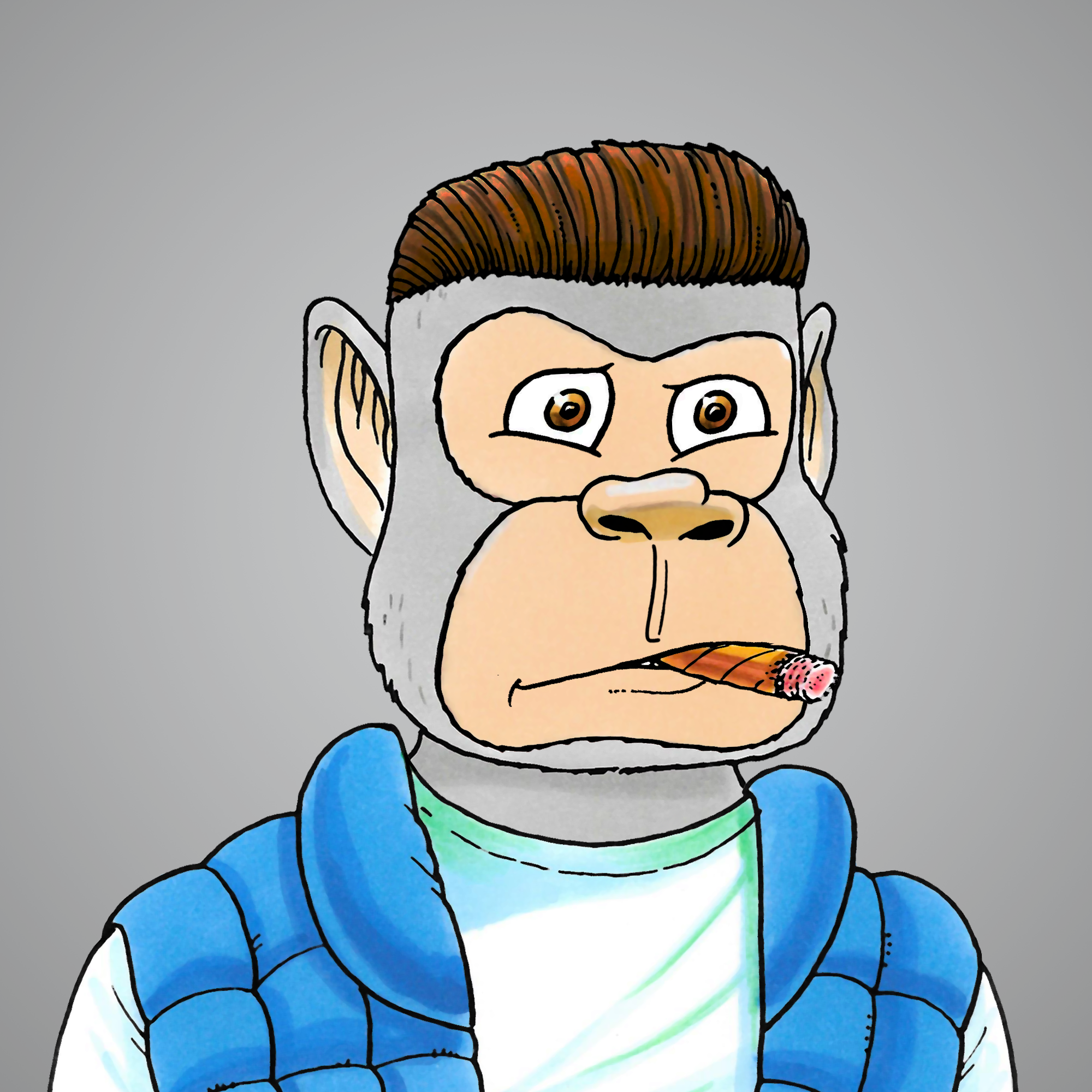 George Trosley - Jungle Freaks - Jungle Freak 3746 - NFT # 3746