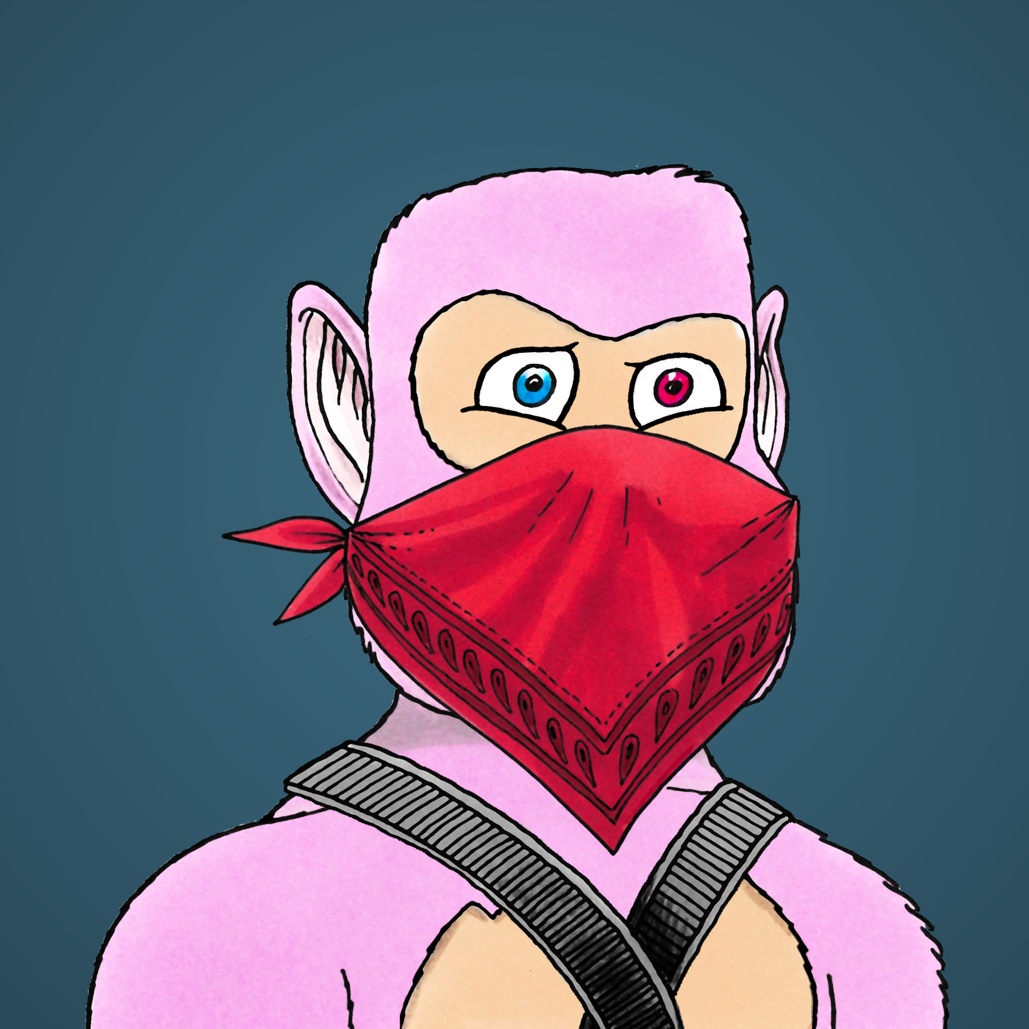 George Trosley - Jungle Freaks - Jungle Freak 3753 - NFT # 3753