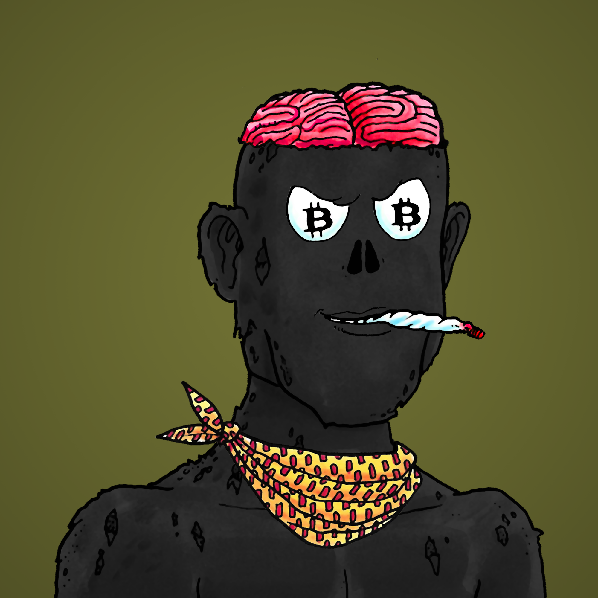 George Trosley - Jungle Freaks - Jungle Freak 3757 - NFT # 3757