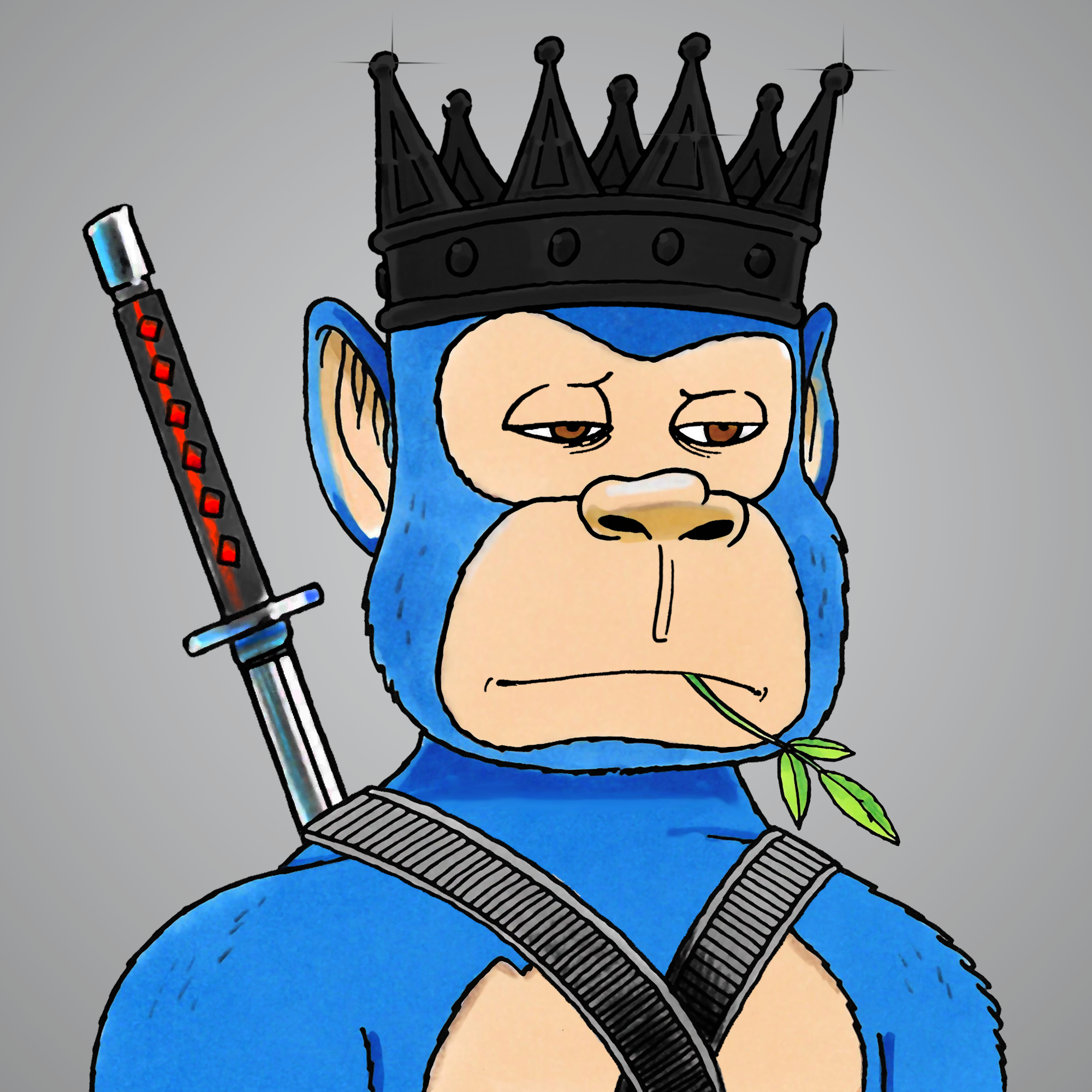 George Trosley - Jungle Freaks - Jungle Freak 3758 - NFT # 3758