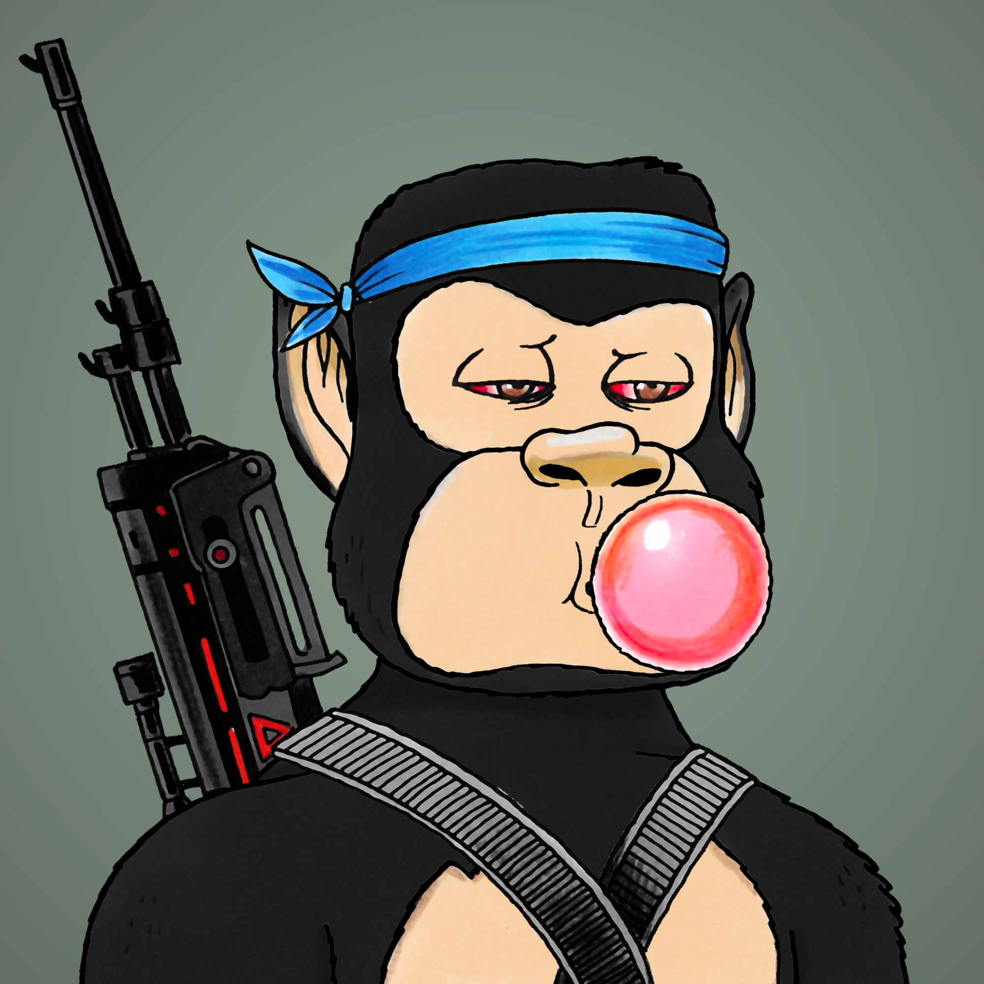 George Trosley - Jungle Freaks - Jungle Freak 3759 - NFT # 3759