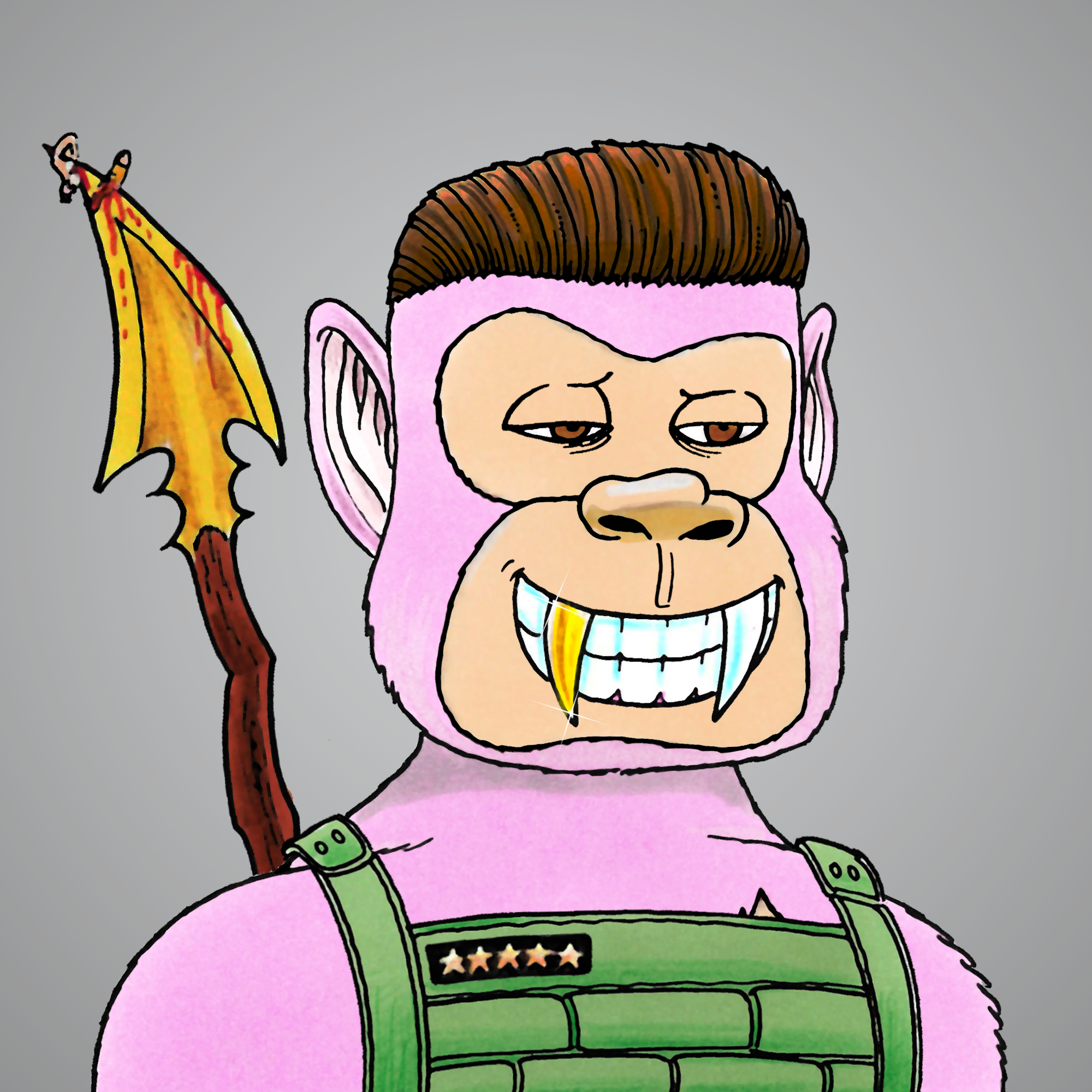 George Trosley - Jungle Freaks - Jungle Freak 376 - NFT # 376