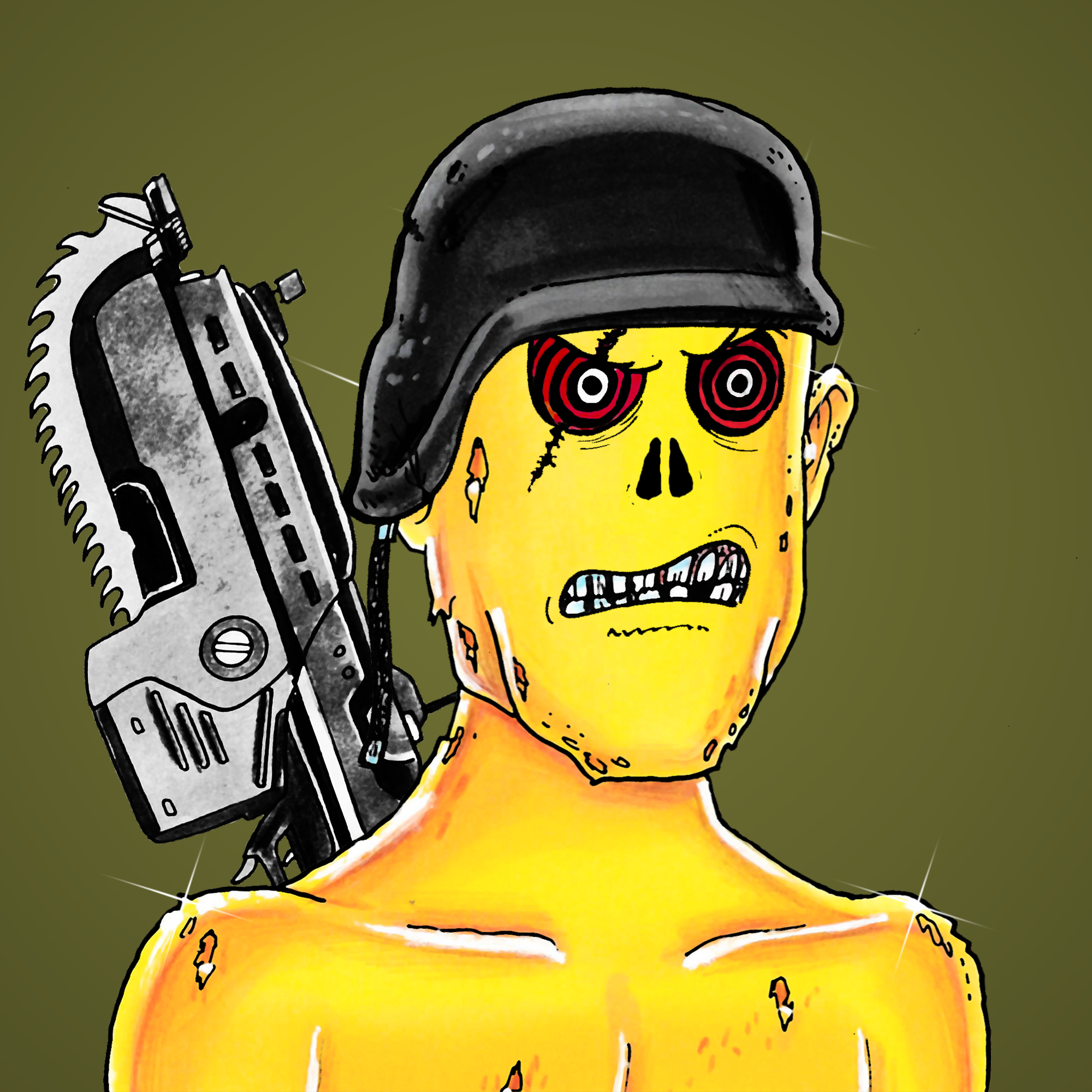 George Trosley - Jungle Freaks - Jungle Freak 3763 - NFT # 3763