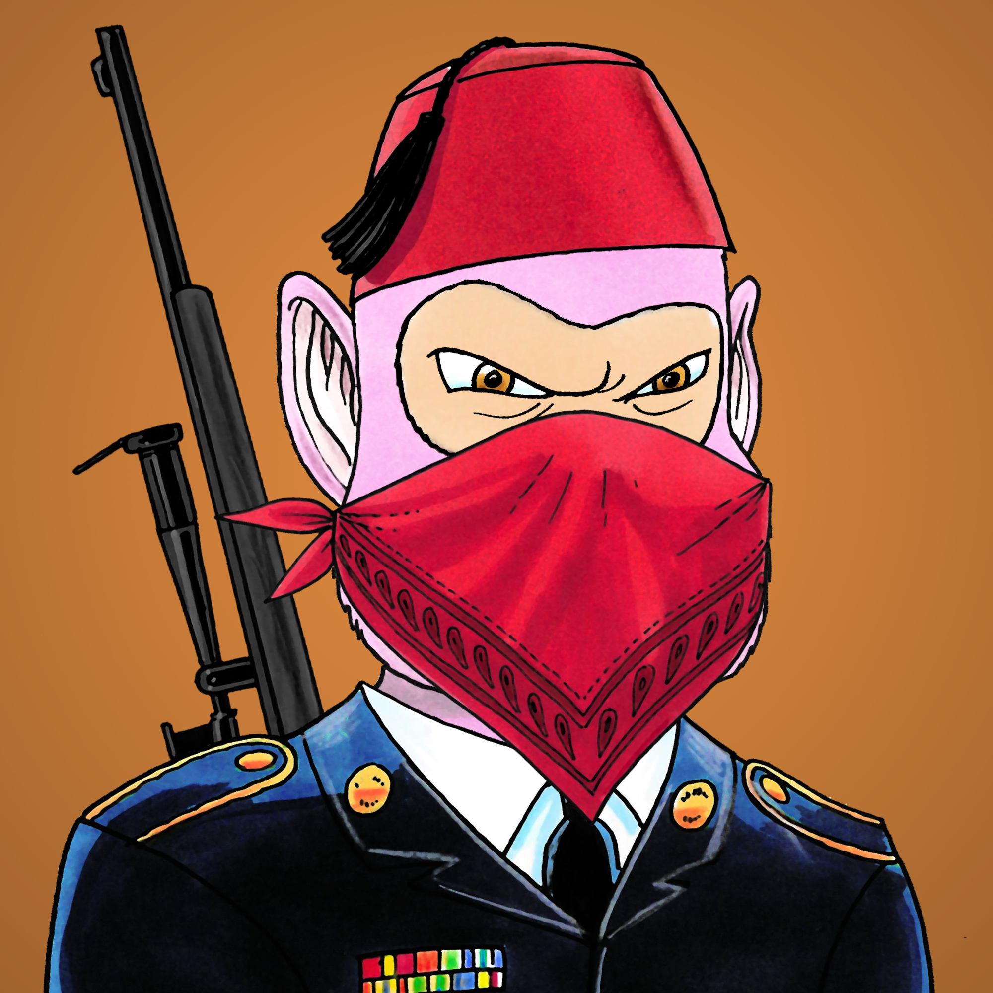 George Trosley - Jungle Freaks - Jungle Freak 3765 - NFT # 3765