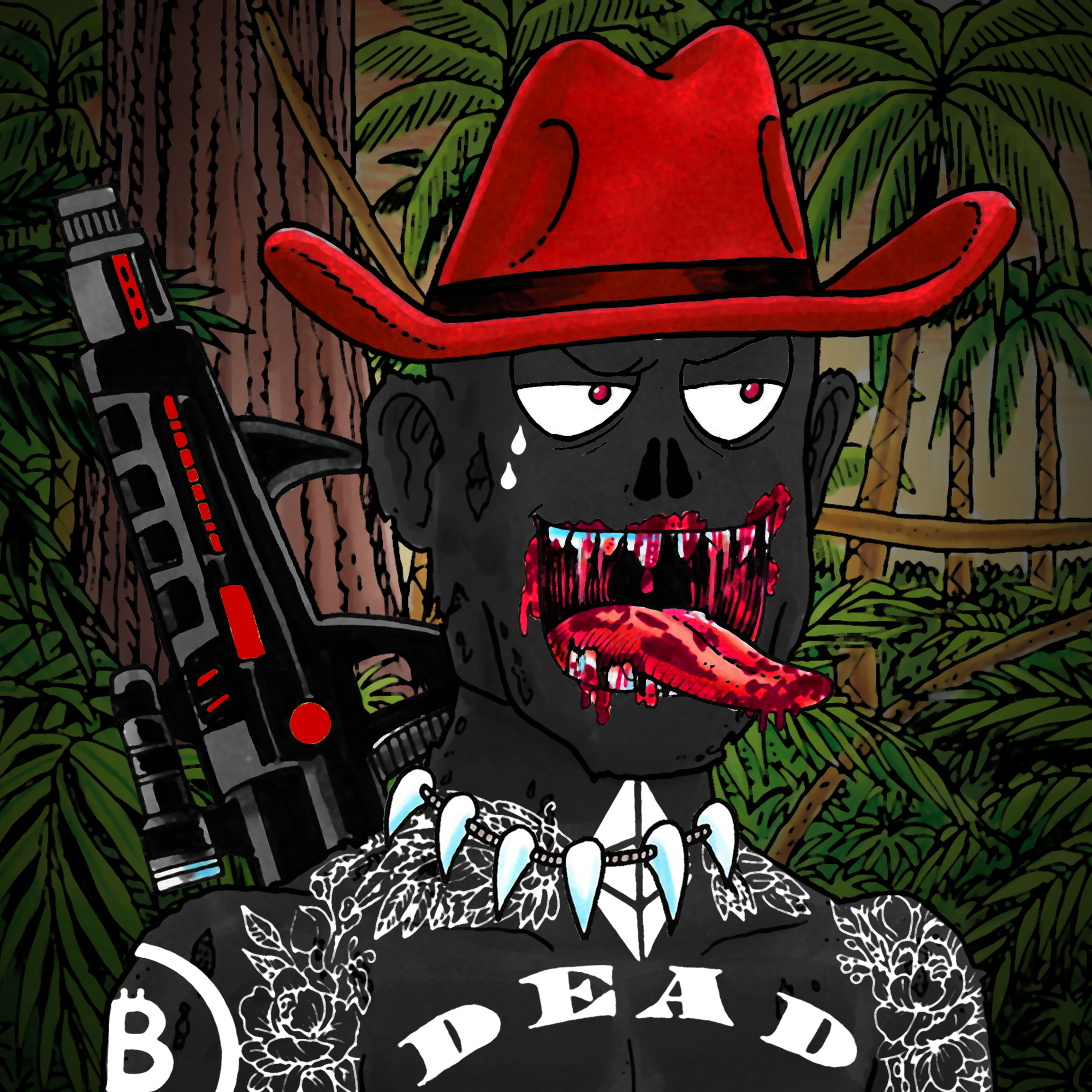 George Trosley - Jungle Freaks - Jungle Freak 3779 - NFT # 3779