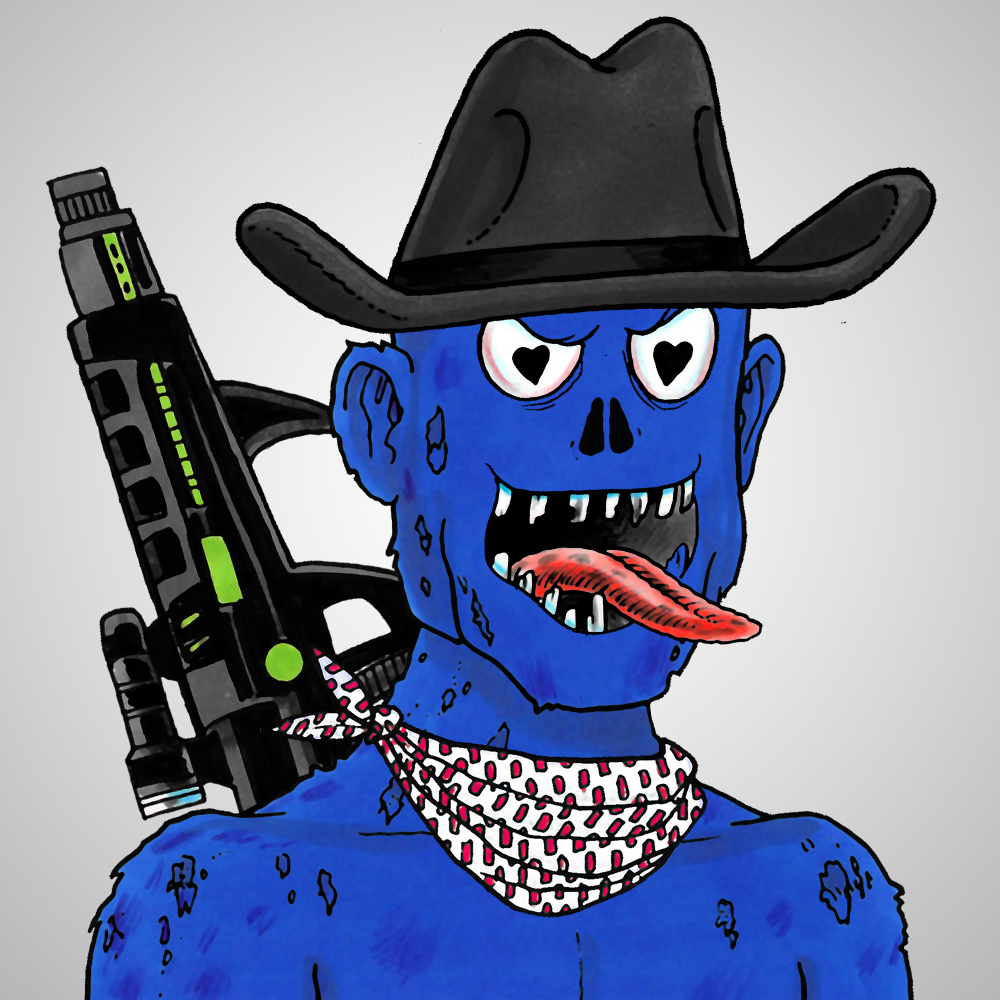 George Trosley - Jungle Freaks - Jungle Freak 378 - NFT # 378