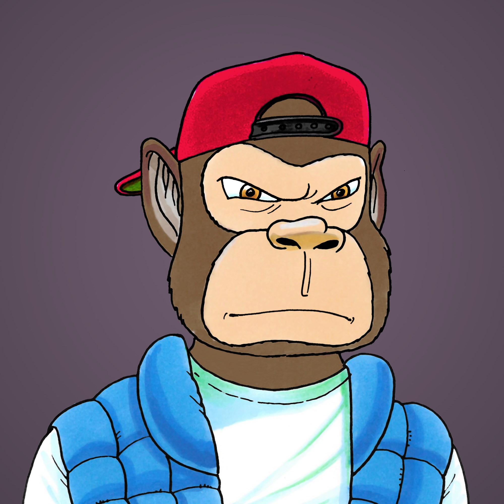 George Trosley - Jungle Freaks - Jungle Freak 3784 - NFT # 3784