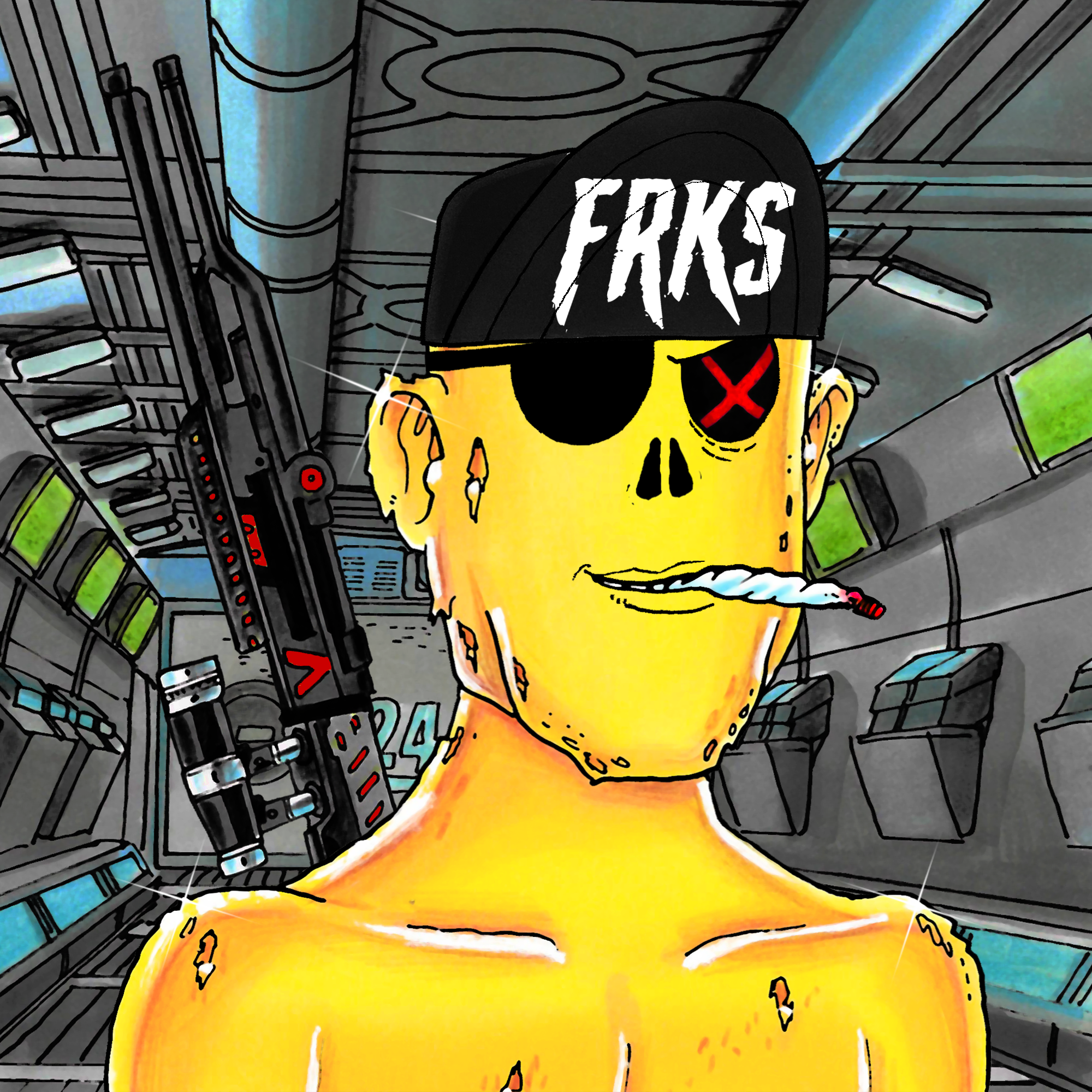 George Trosley - Jungle Freaks - Jungle Freak 3789 - NFT # 3789