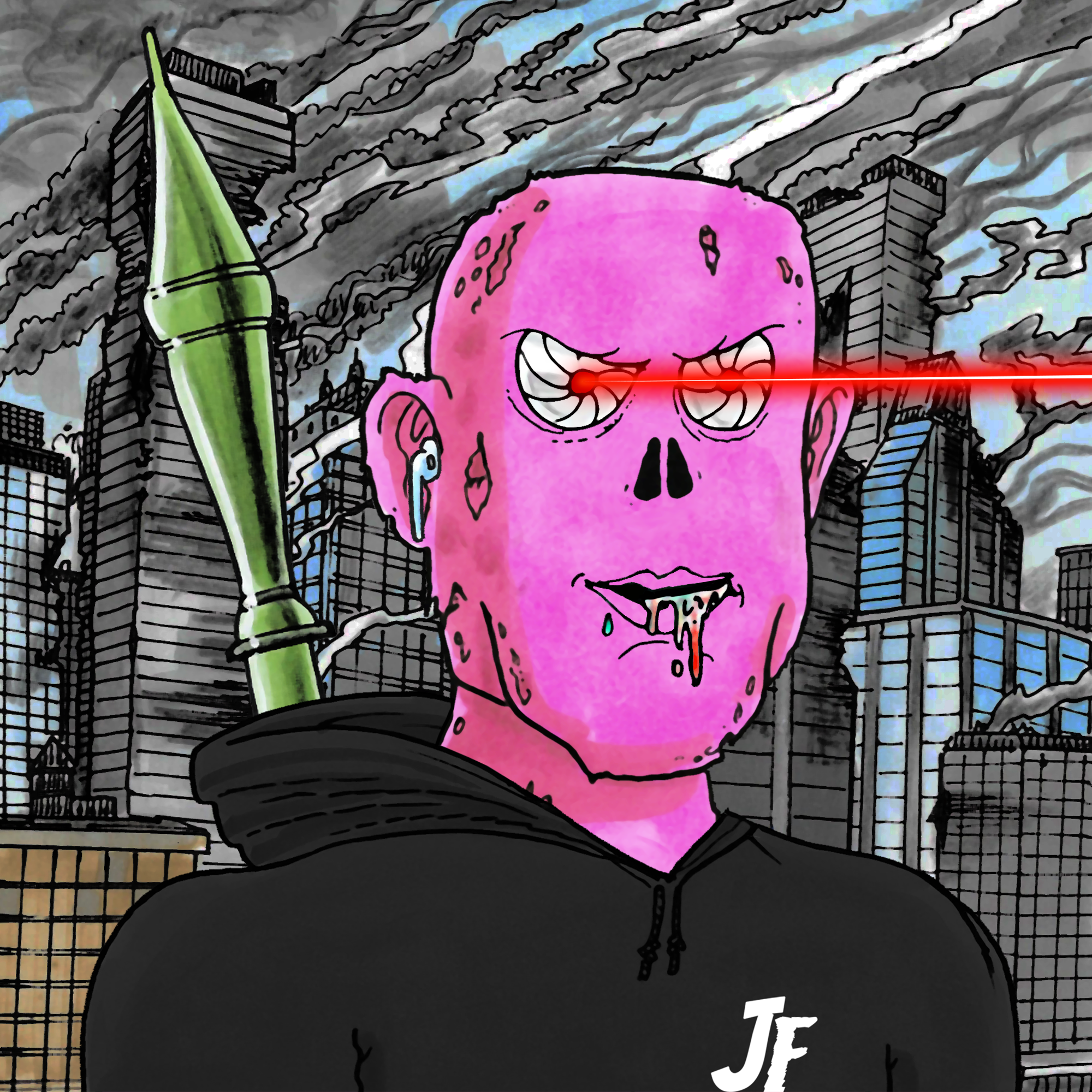 George Trosley - Jungle Freaks - Jungle Freak 3800 - NFT # 3800