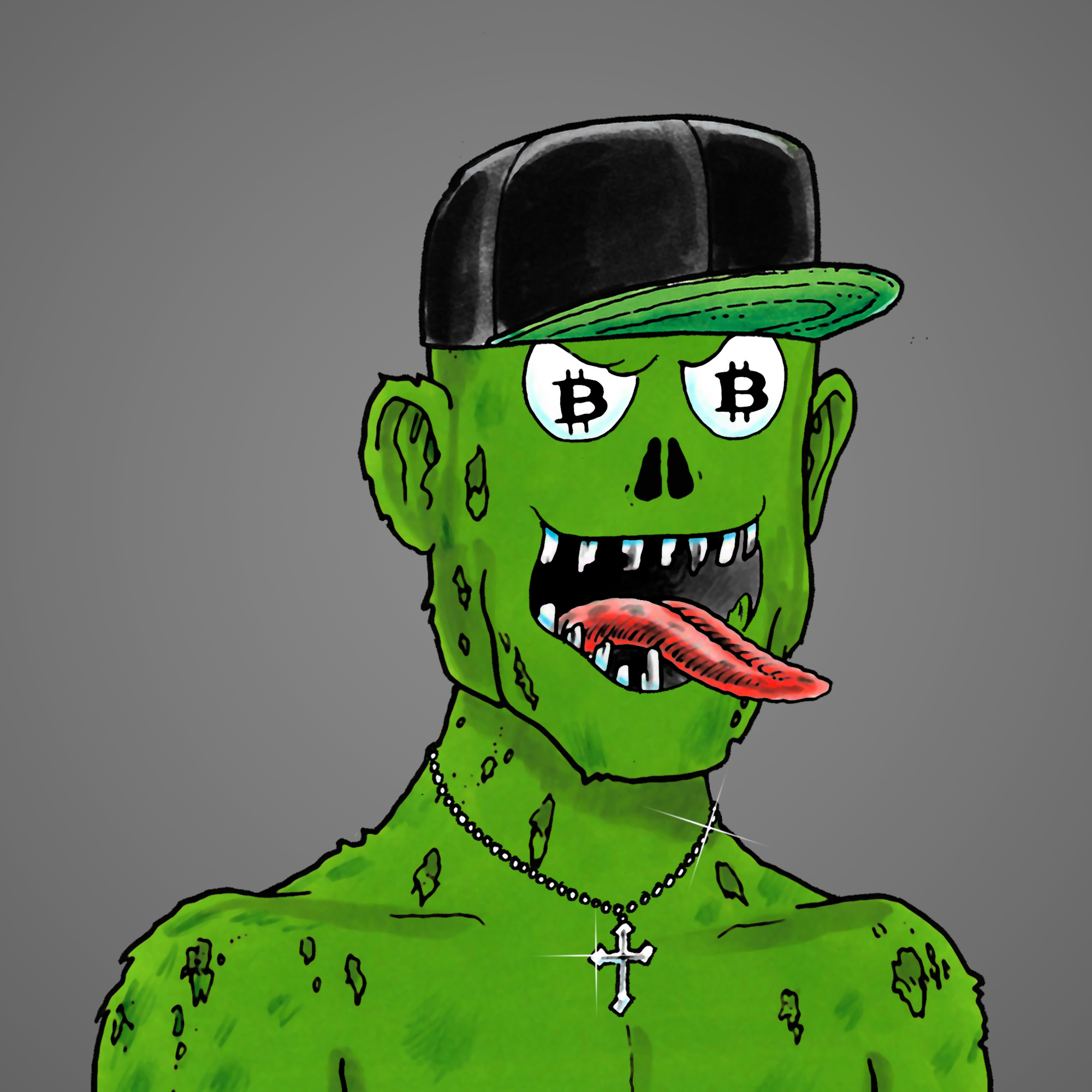 George Trosley - Jungle Freaks - Jungle Freak 3801 - NFT # 3801