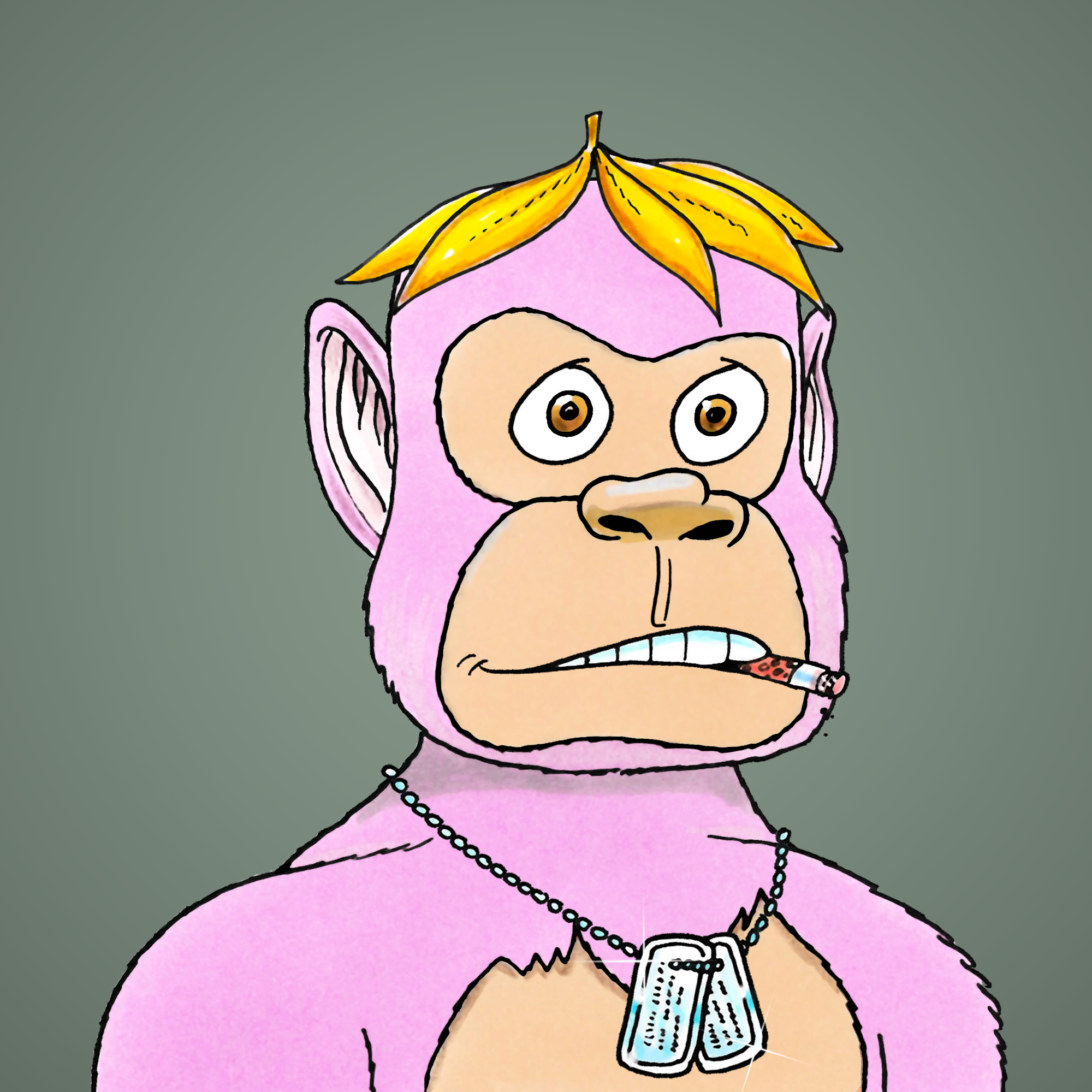 George Trosley - Jungle Freaks - Jungle Freak 3804 - NFT # 3804