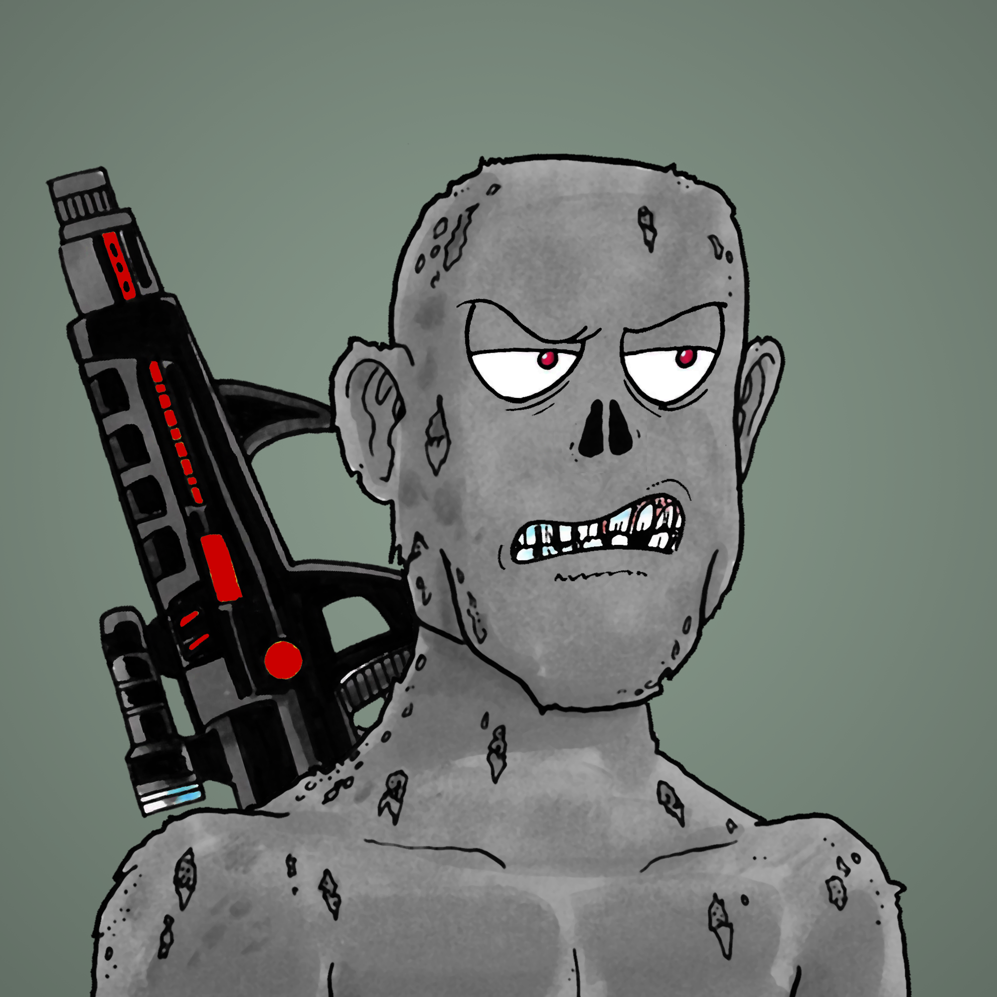 George Trosley - Jungle Freaks - Jungle Freak 3805 - NFT # 3805