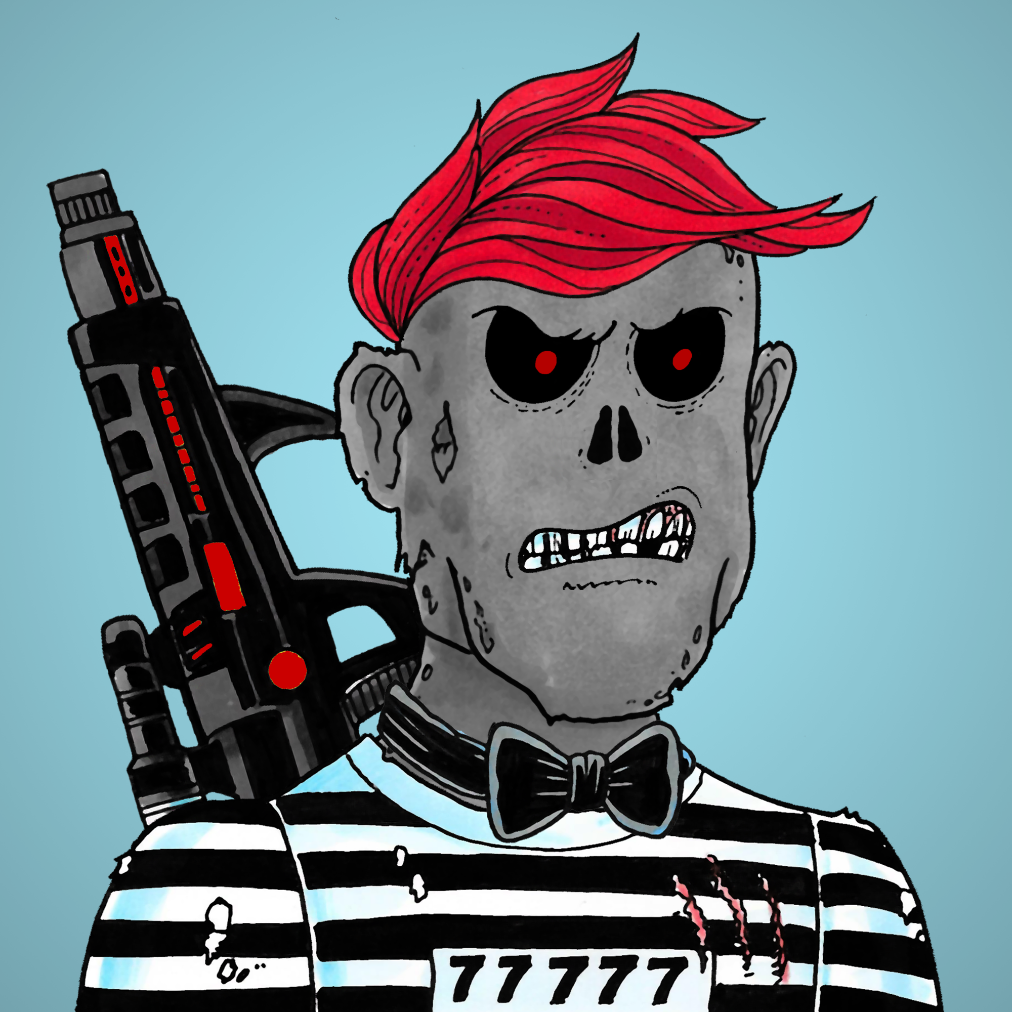 George Trosley - Jungle Freaks - Jungle Freak 381 - NFT # 381