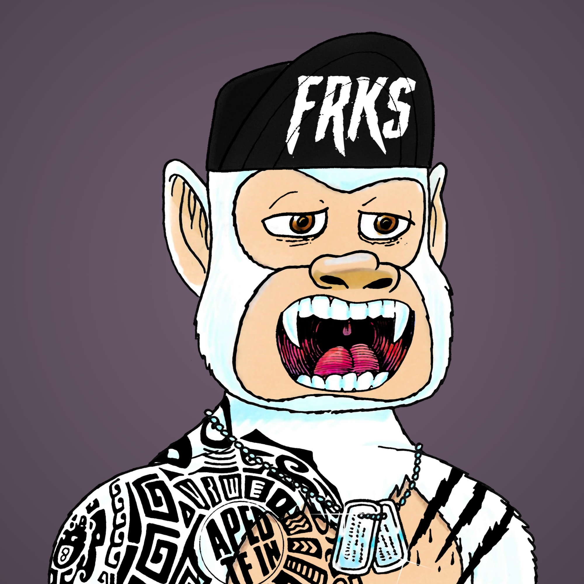 George Trosley - Jungle Freaks - Jungle Freak 3812 - NFT # 3812