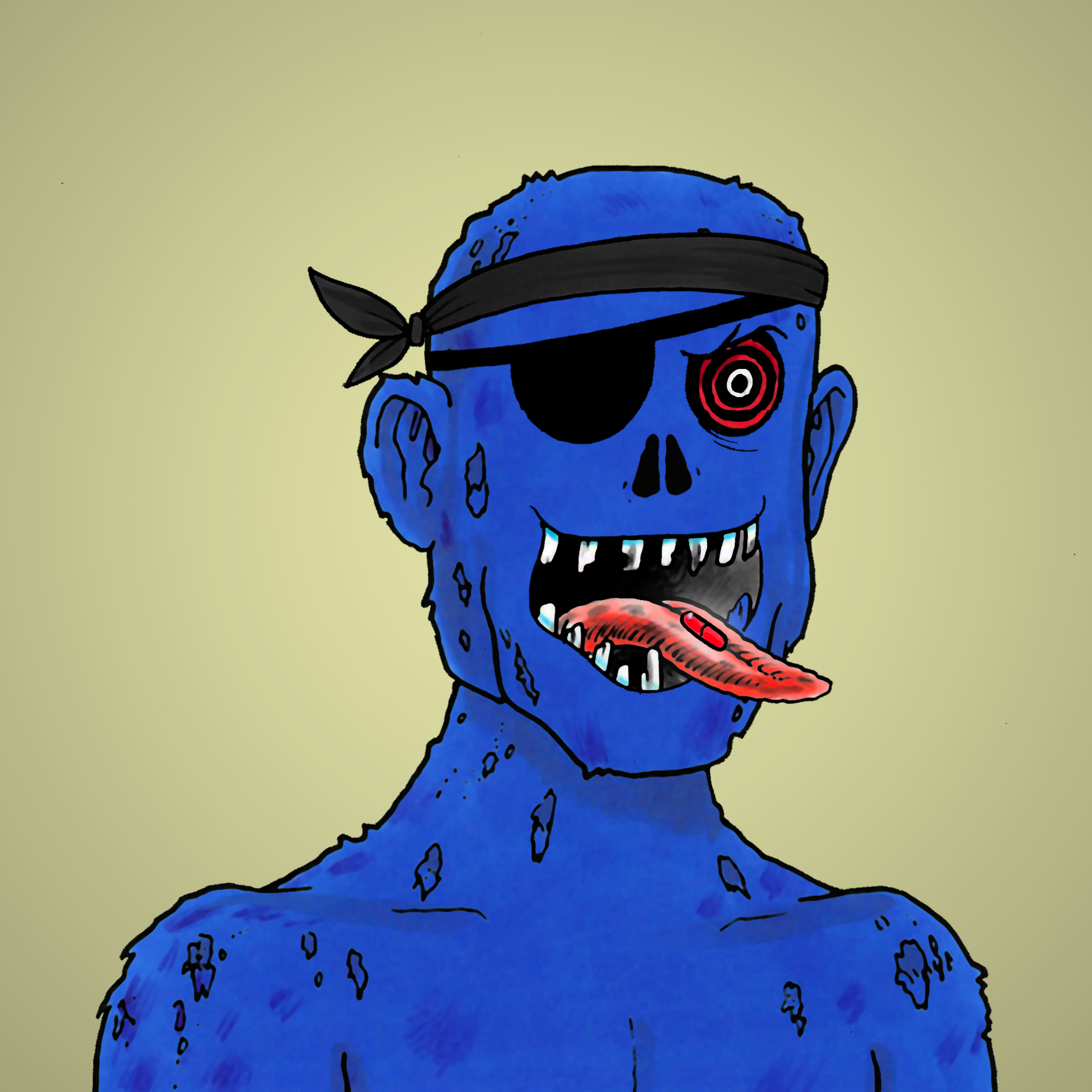 George Trosley - Jungle Freaks - Jungle Freak 3813 - NFT # 3813