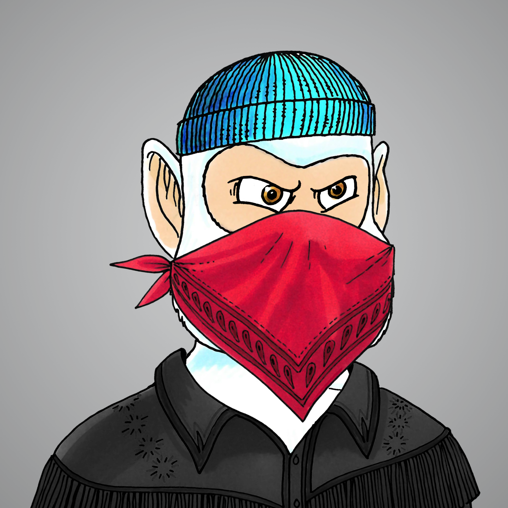 George Trosley - Jungle Freaks - Jungle Freak 3817 - NFT # 3817