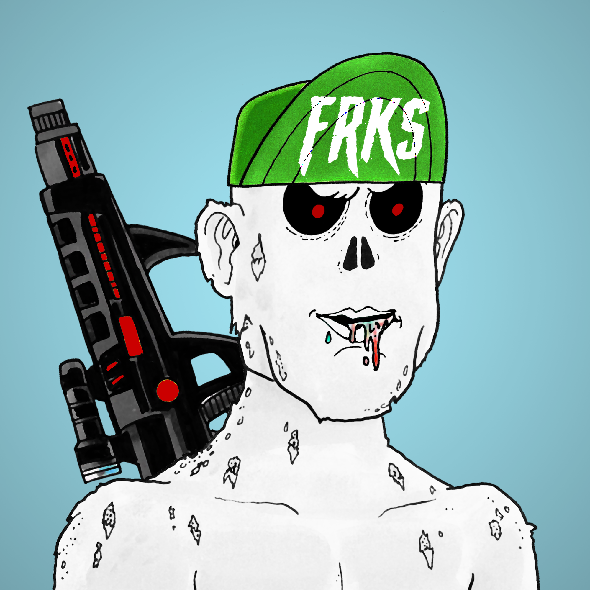 George Trosley - Jungle Freaks - Jungle Freak 3818 - NFT # 3818