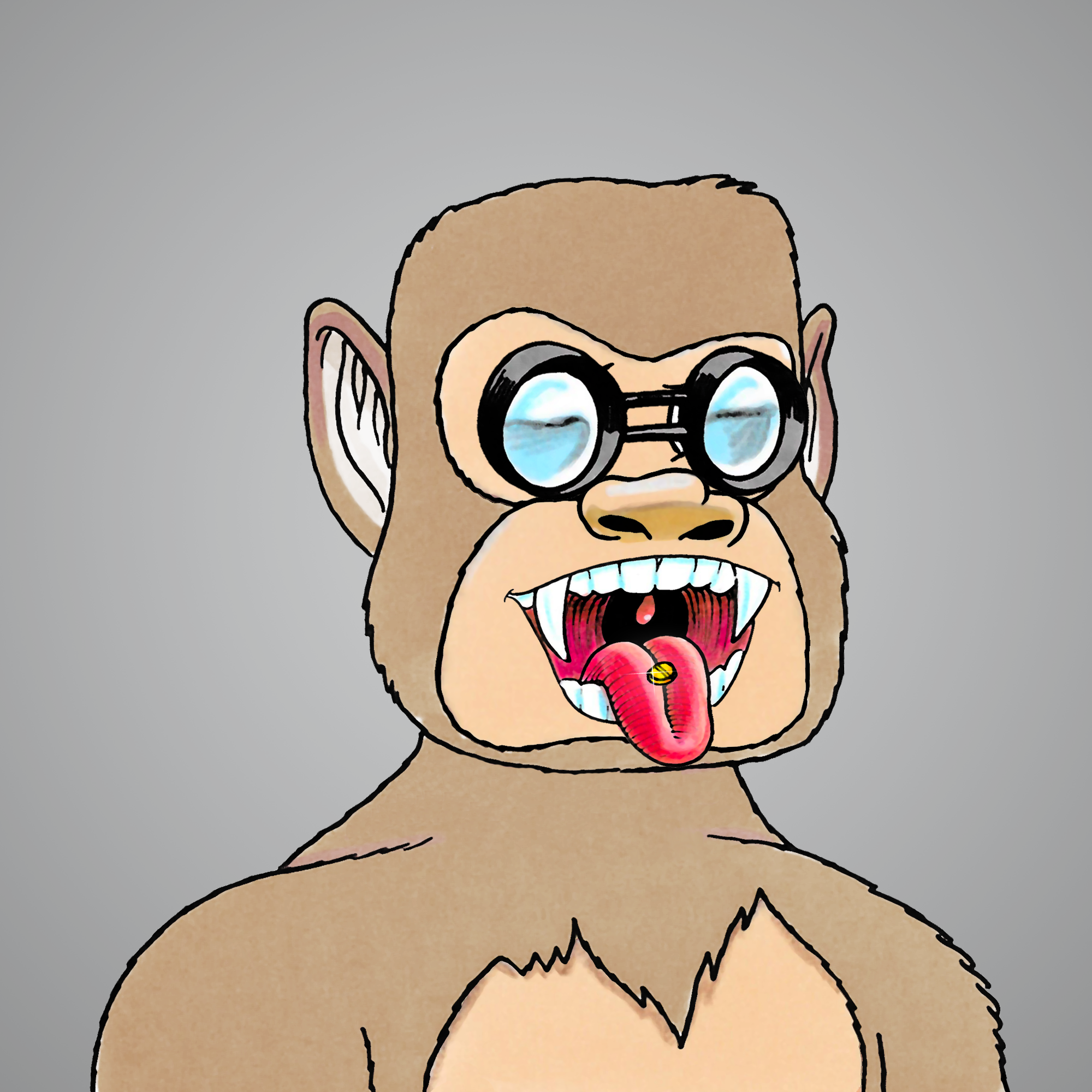 George Trosley - Jungle Freaks - Jungle Freak 3819 - NFT # 3819