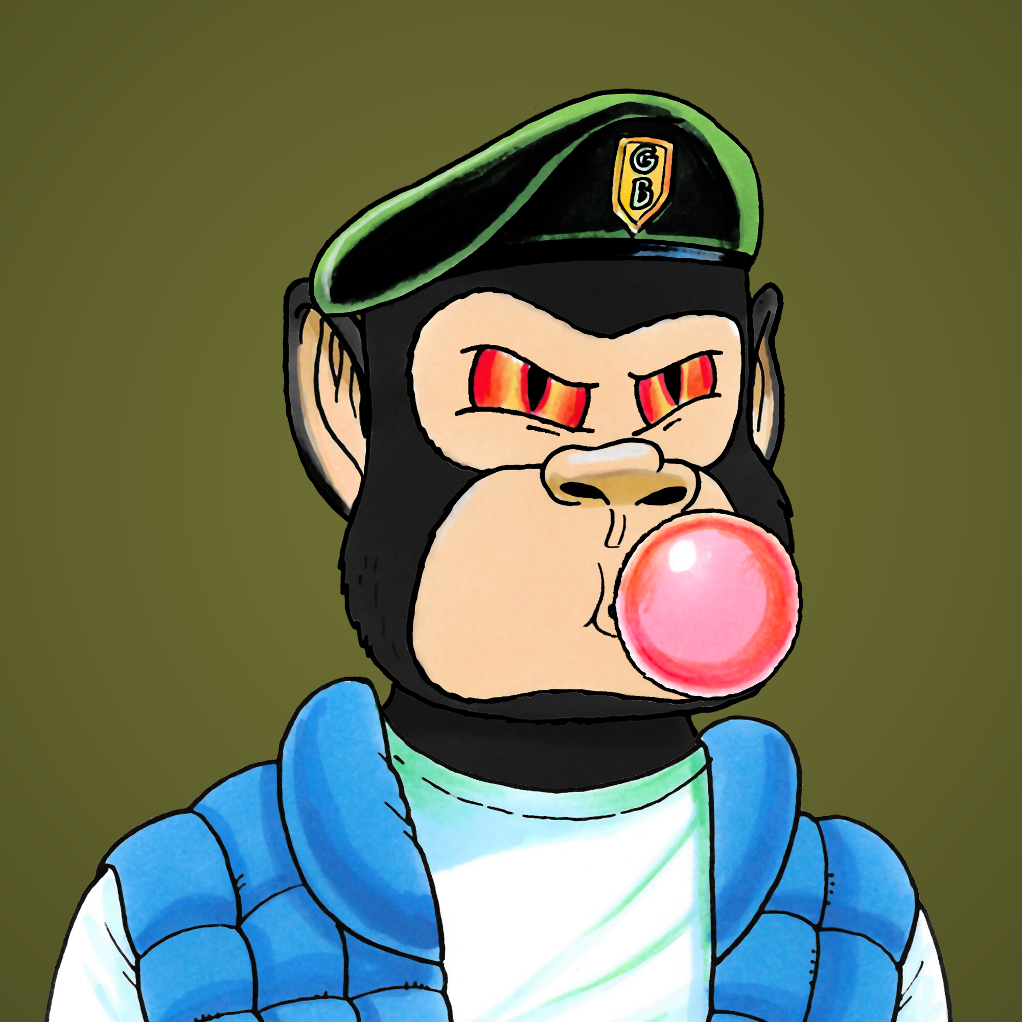 George Trosley - Jungle Freaks - Jungle Freak 382 - NFT # 382