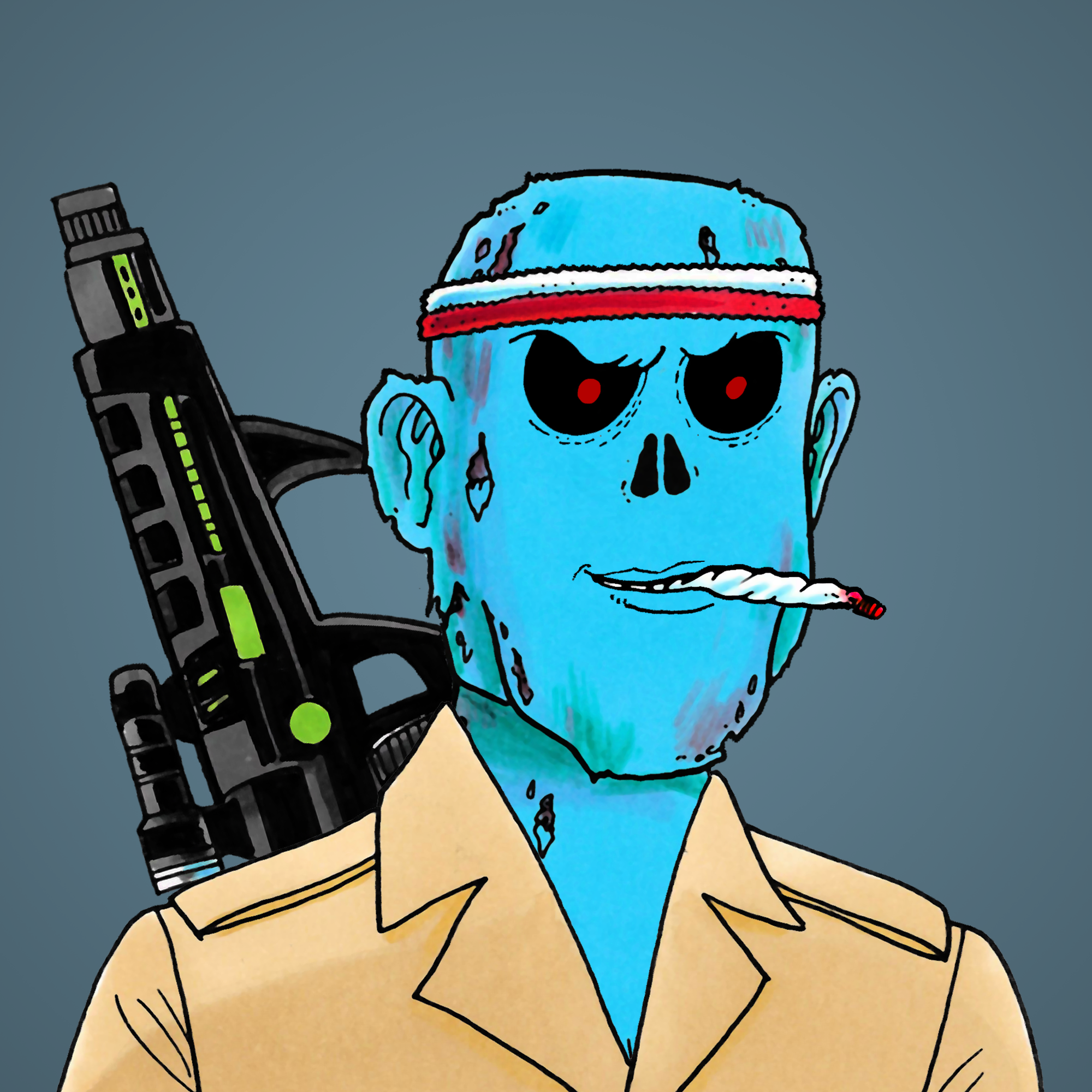 George Trosley - Jungle Freaks - Jungle Freak 3829 - NFT # 3829