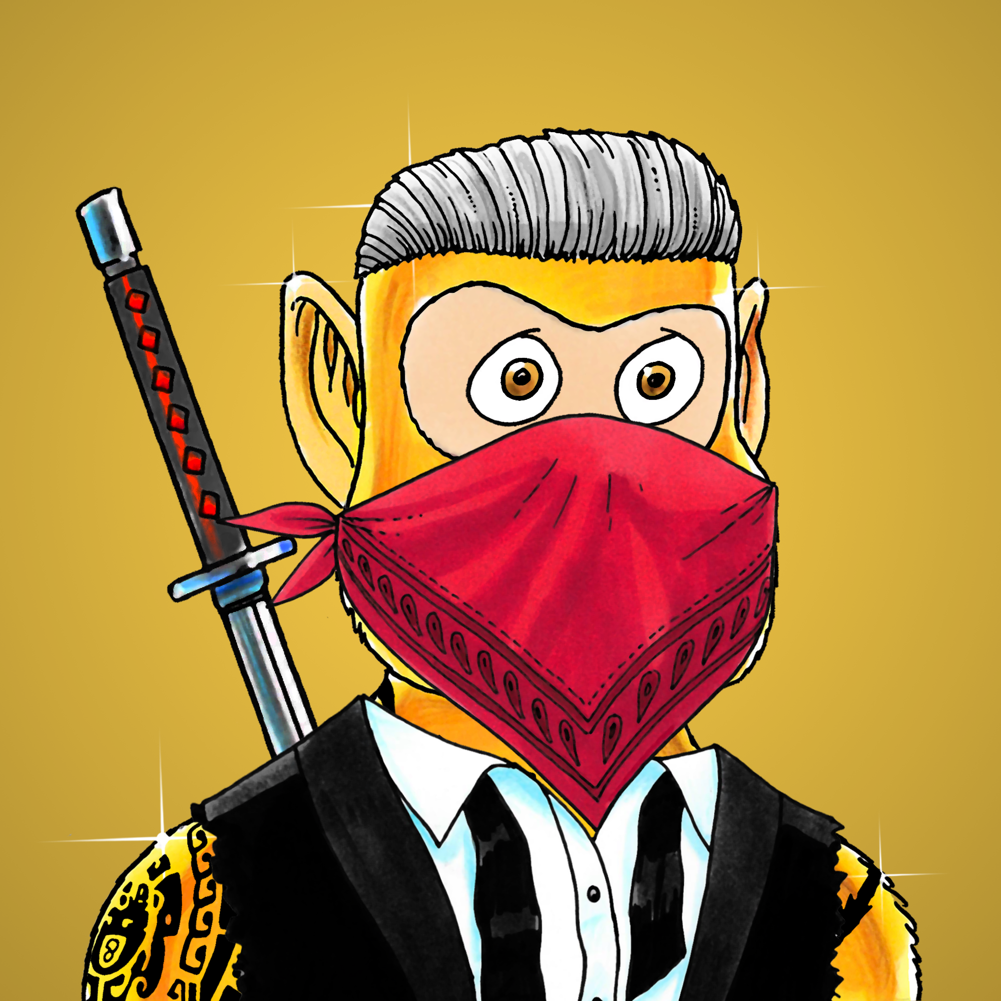 George Trosley - Jungle Freaks - Jungle Freak 383 - NFT # 383