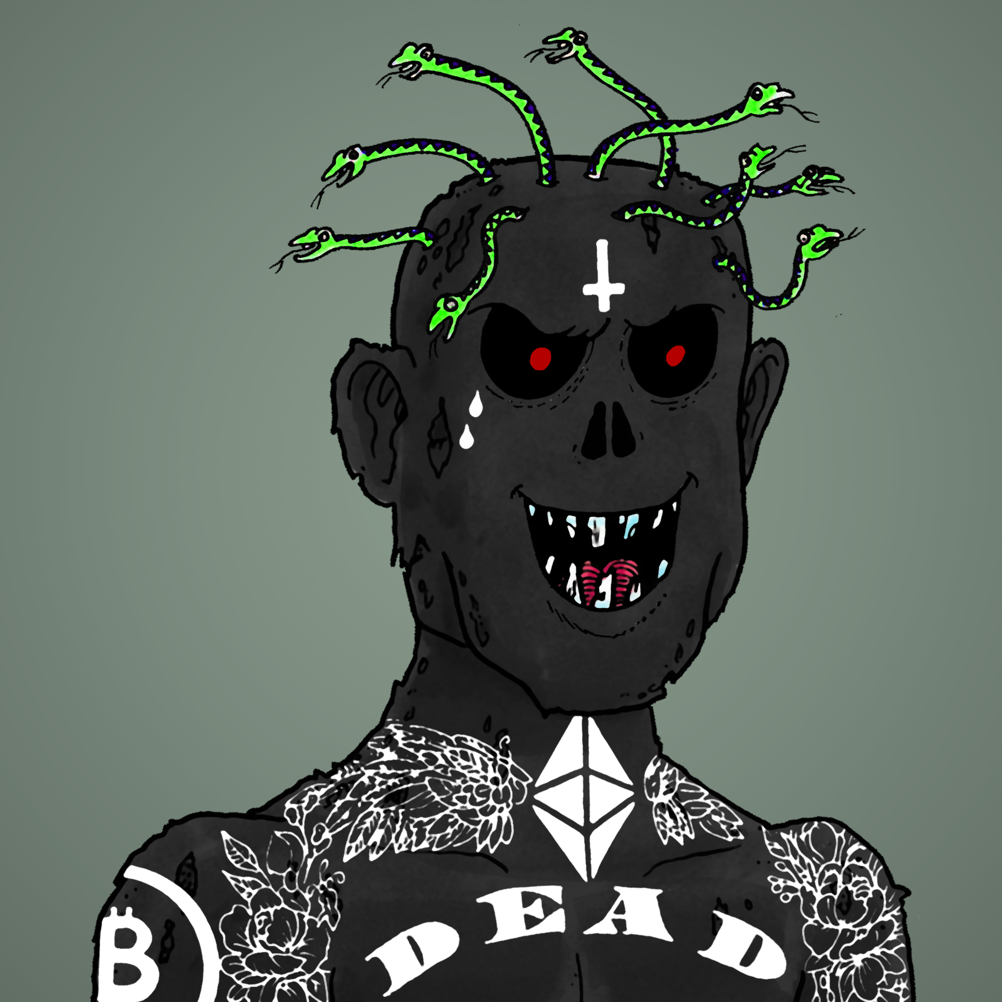 George Trosley - Jungle Freaks - Jungle Freak 3832 - NFT # 3832