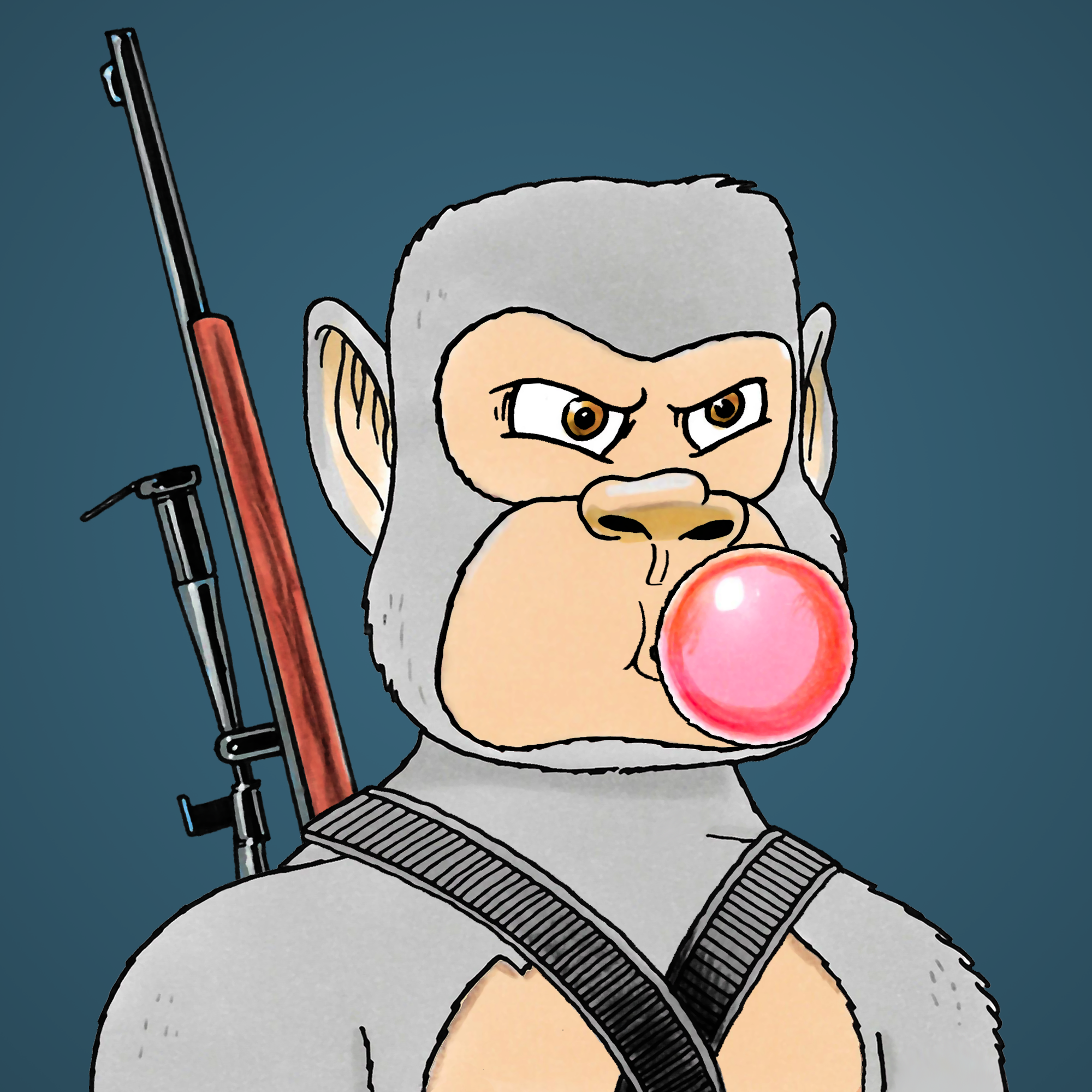 George Trosley - Jungle Freaks - Jungle Freak 3833 - NFT # 3833