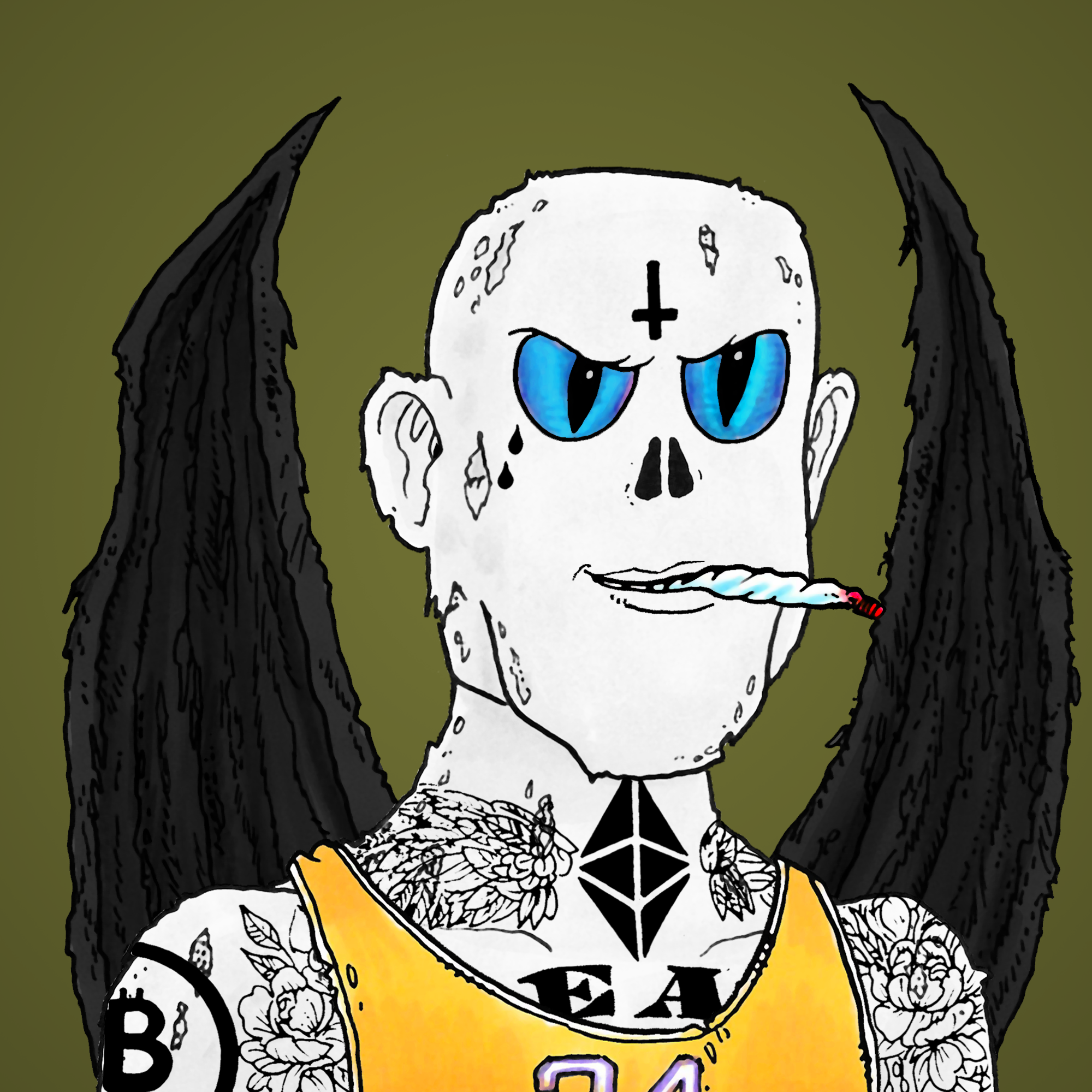 George Trosley - Jungle Freaks - Jungle Freak 3837 - NFT # 3837