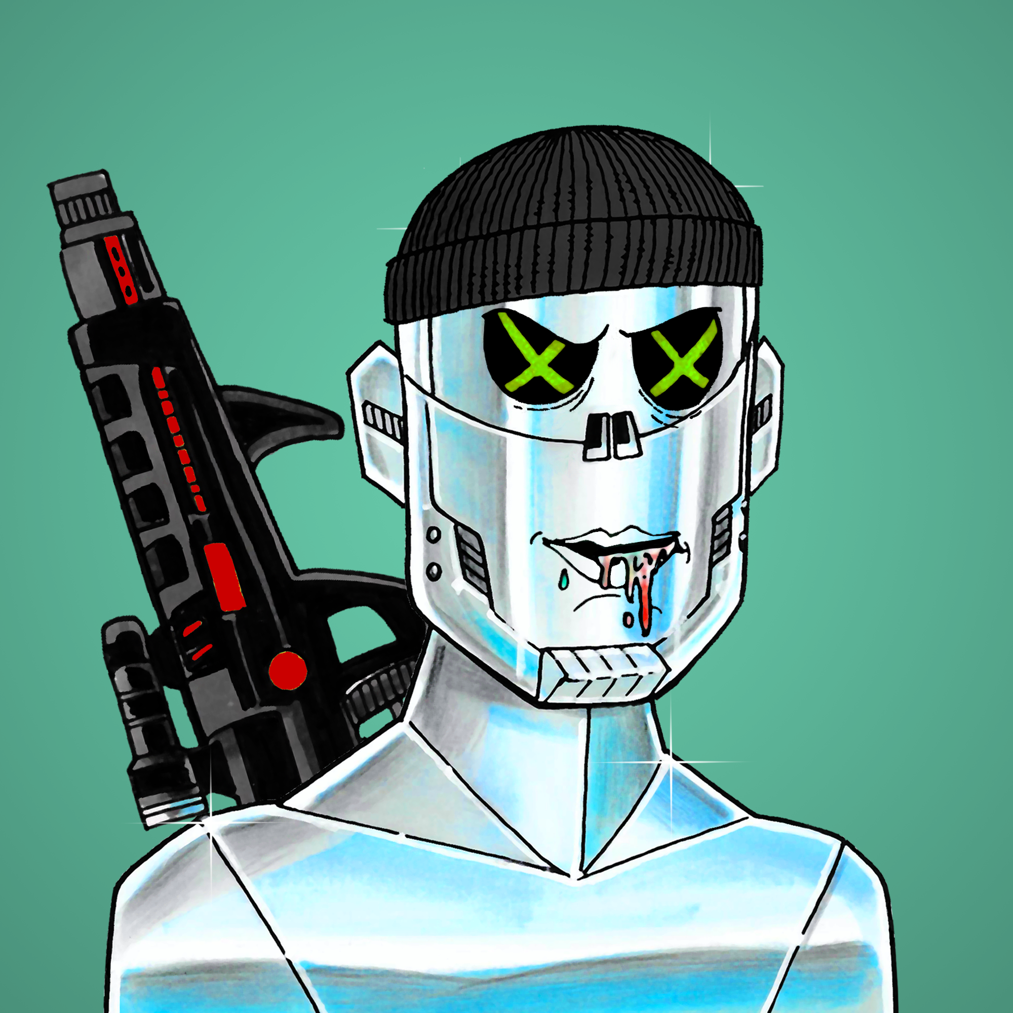 George Trosley - Jungle Freaks - Jungle Freak 384 - NFT # 384